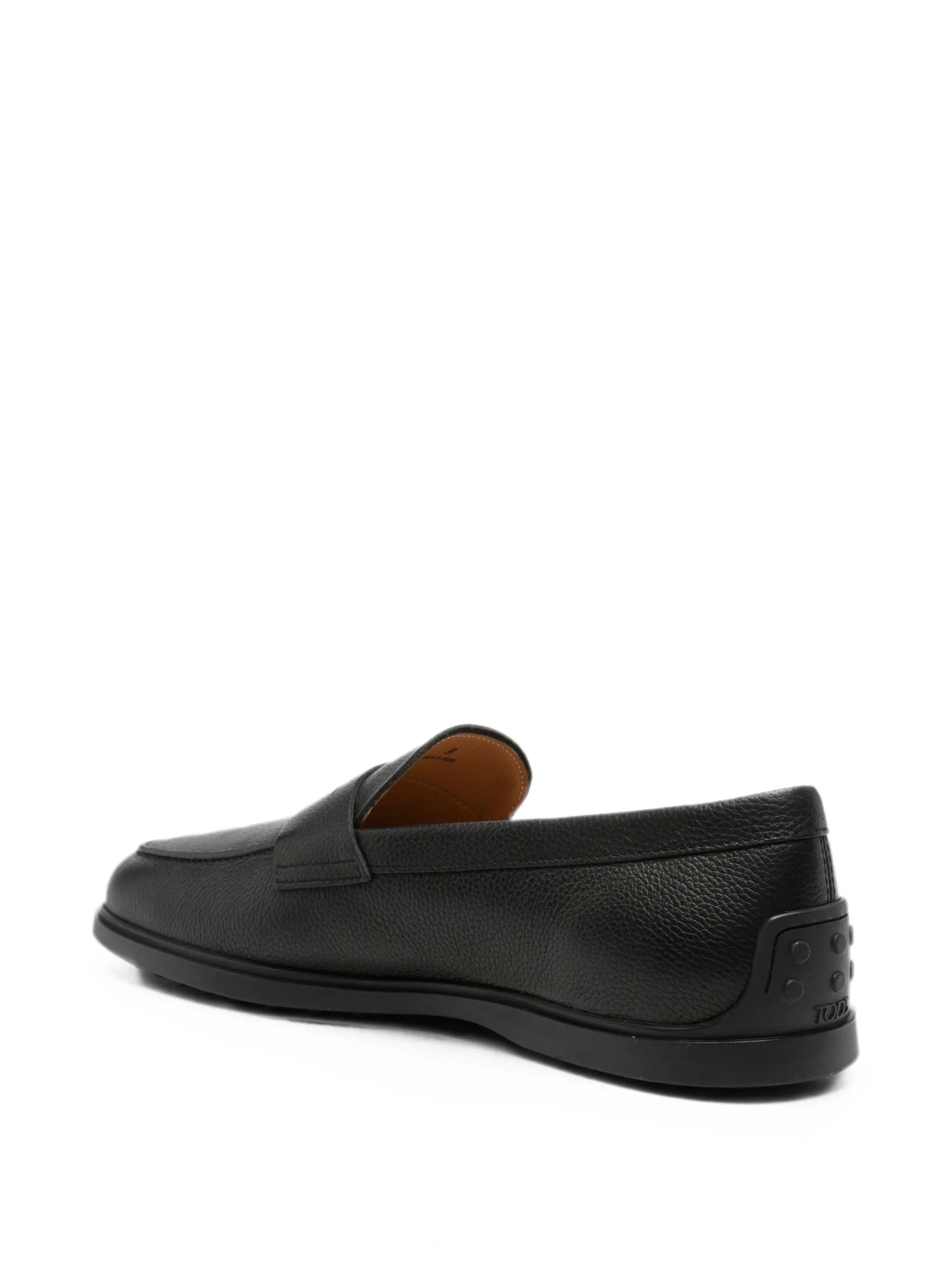 Tod's pebbled - texture leather loafers