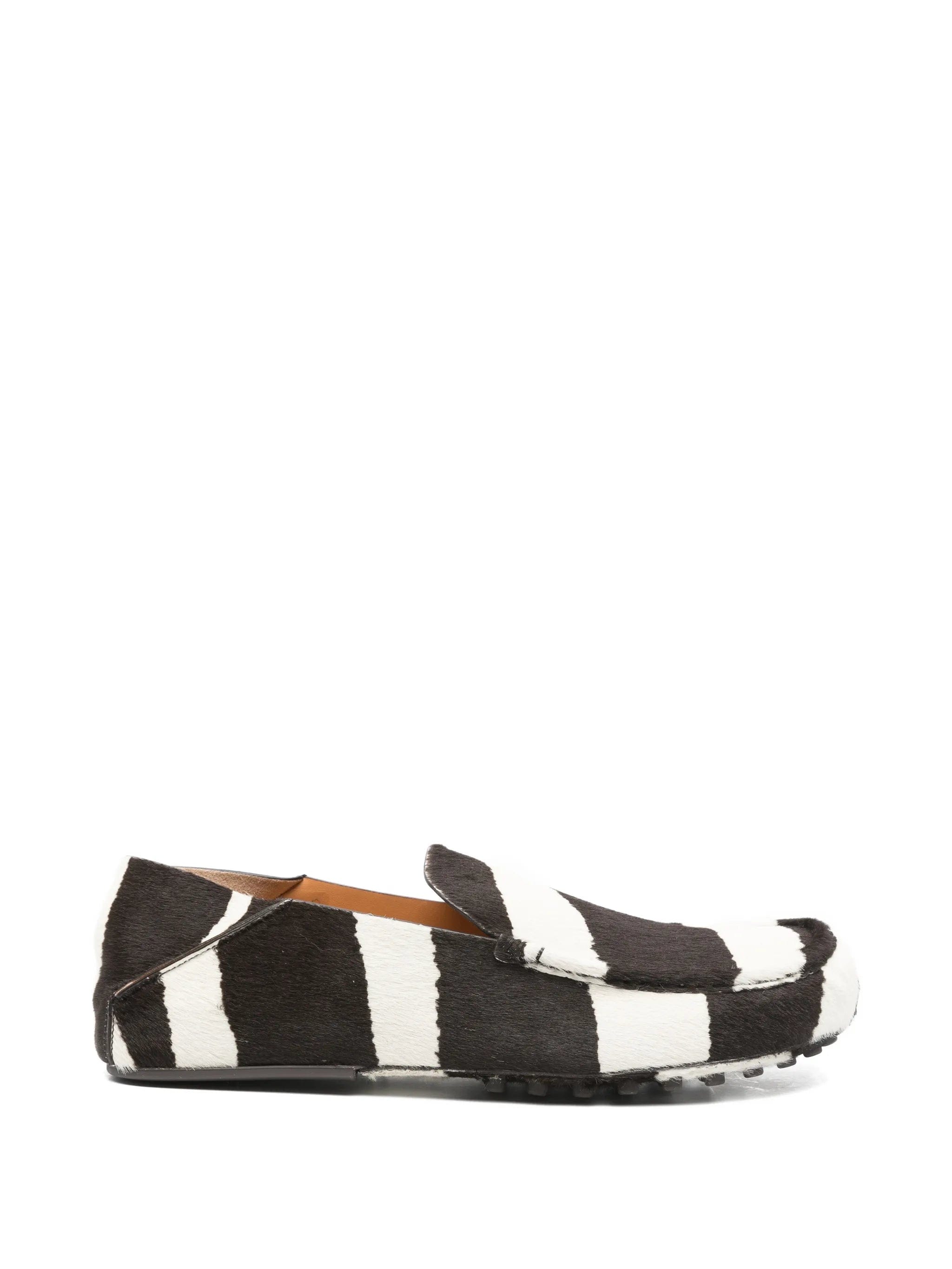 Tod's striped gommino loafers