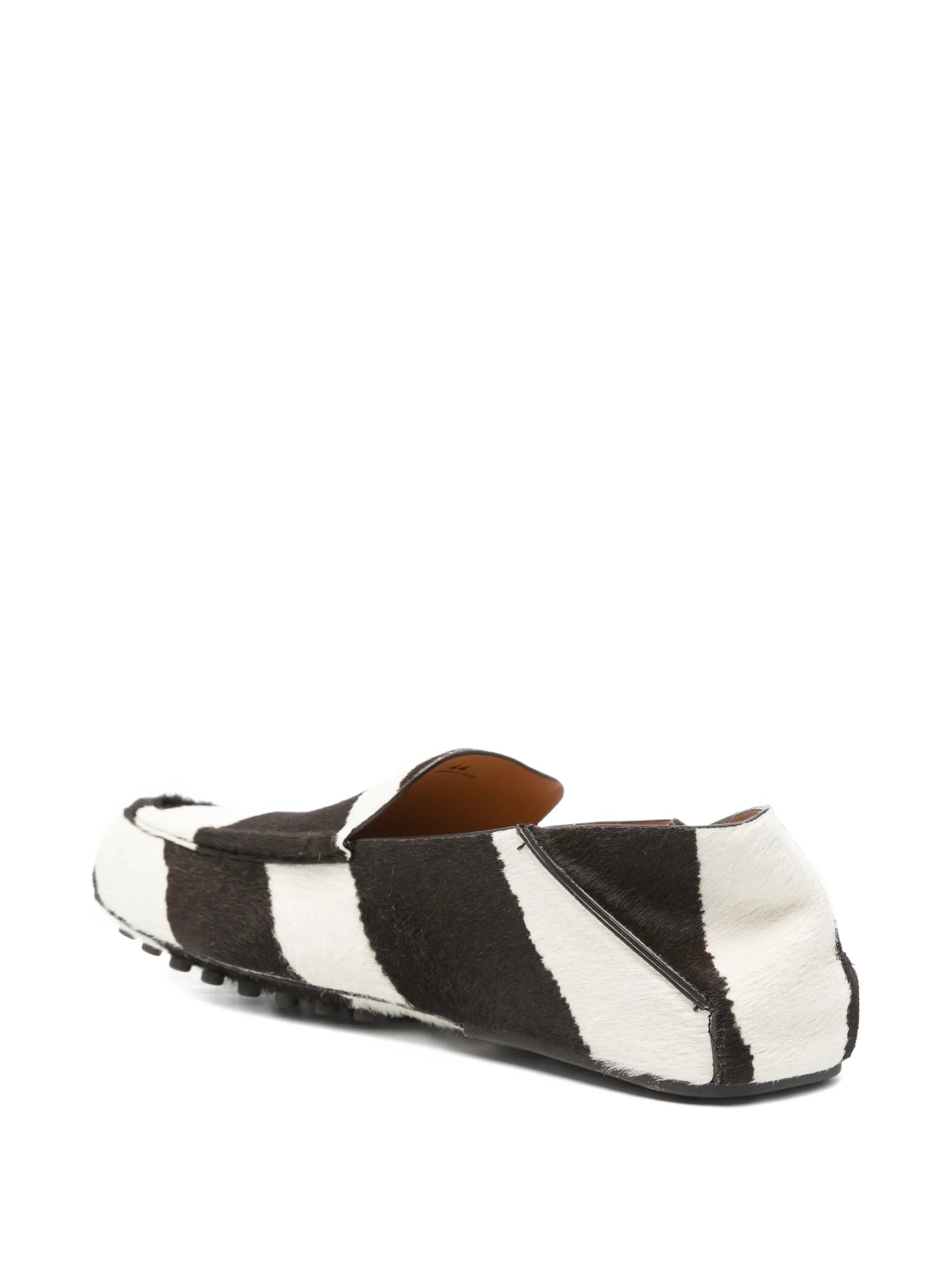 Tod's striped gommino loafers