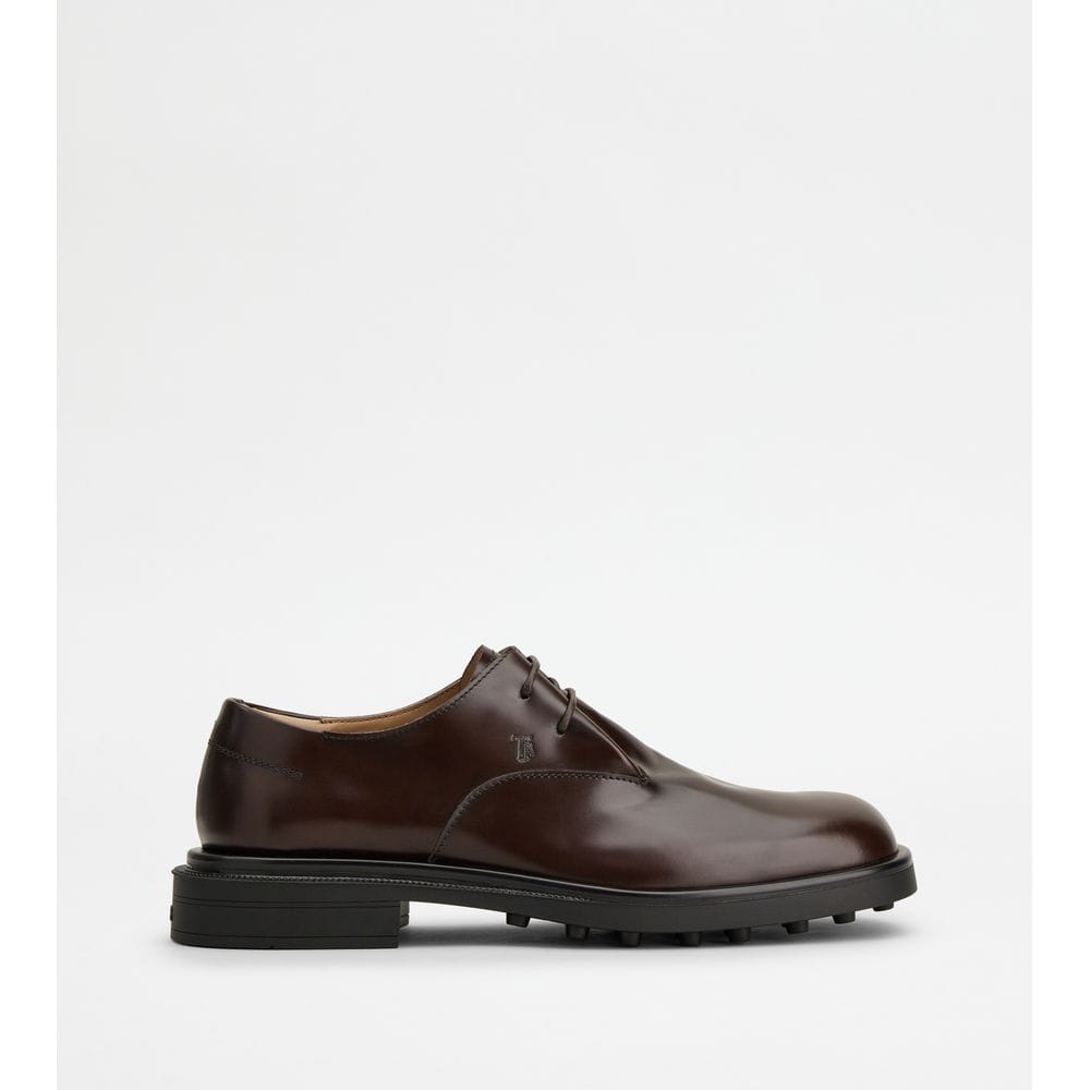 Tod's Tods Lace - Ups In Leather Brown Mens