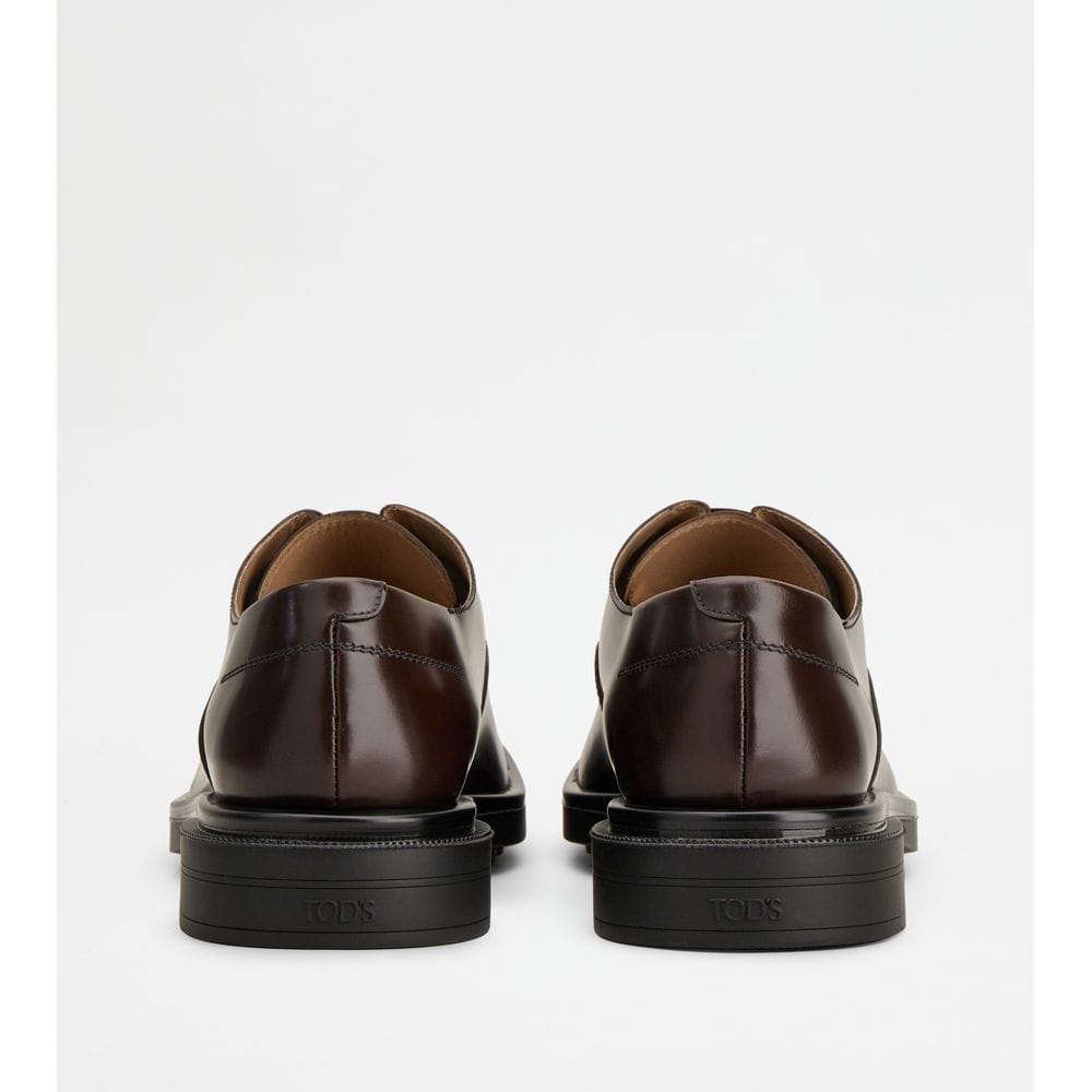 Tod's Tods Lace - Ups In Leather Brown Mens