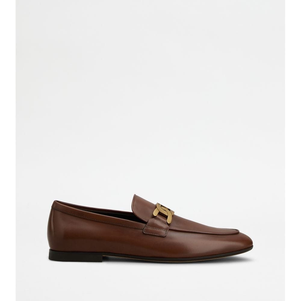 Tod's Tods Kate Loafers In Leather Brown Mens
