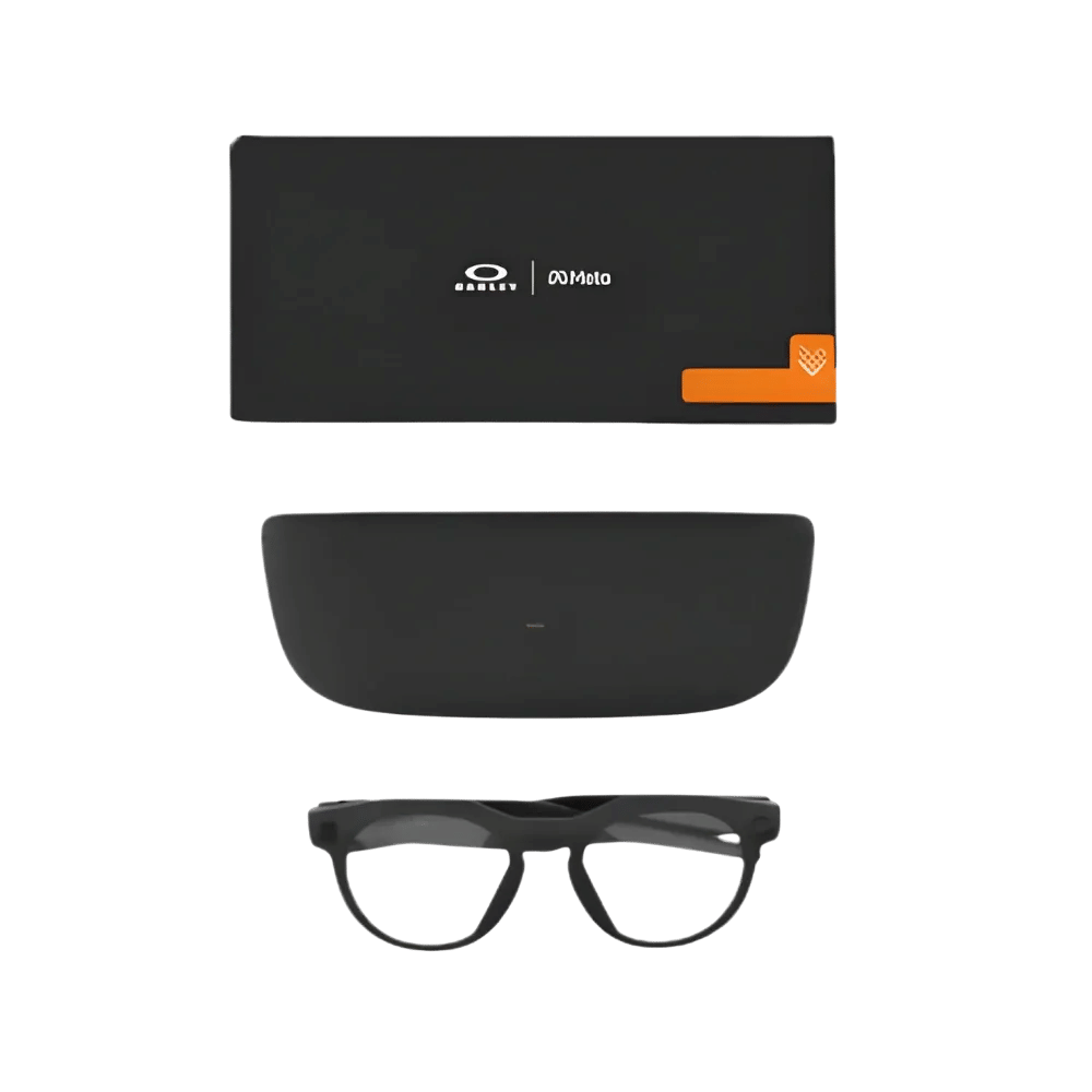 Meta x Oakley HSTN Glasses 0OW8002 800207 Black/Clear