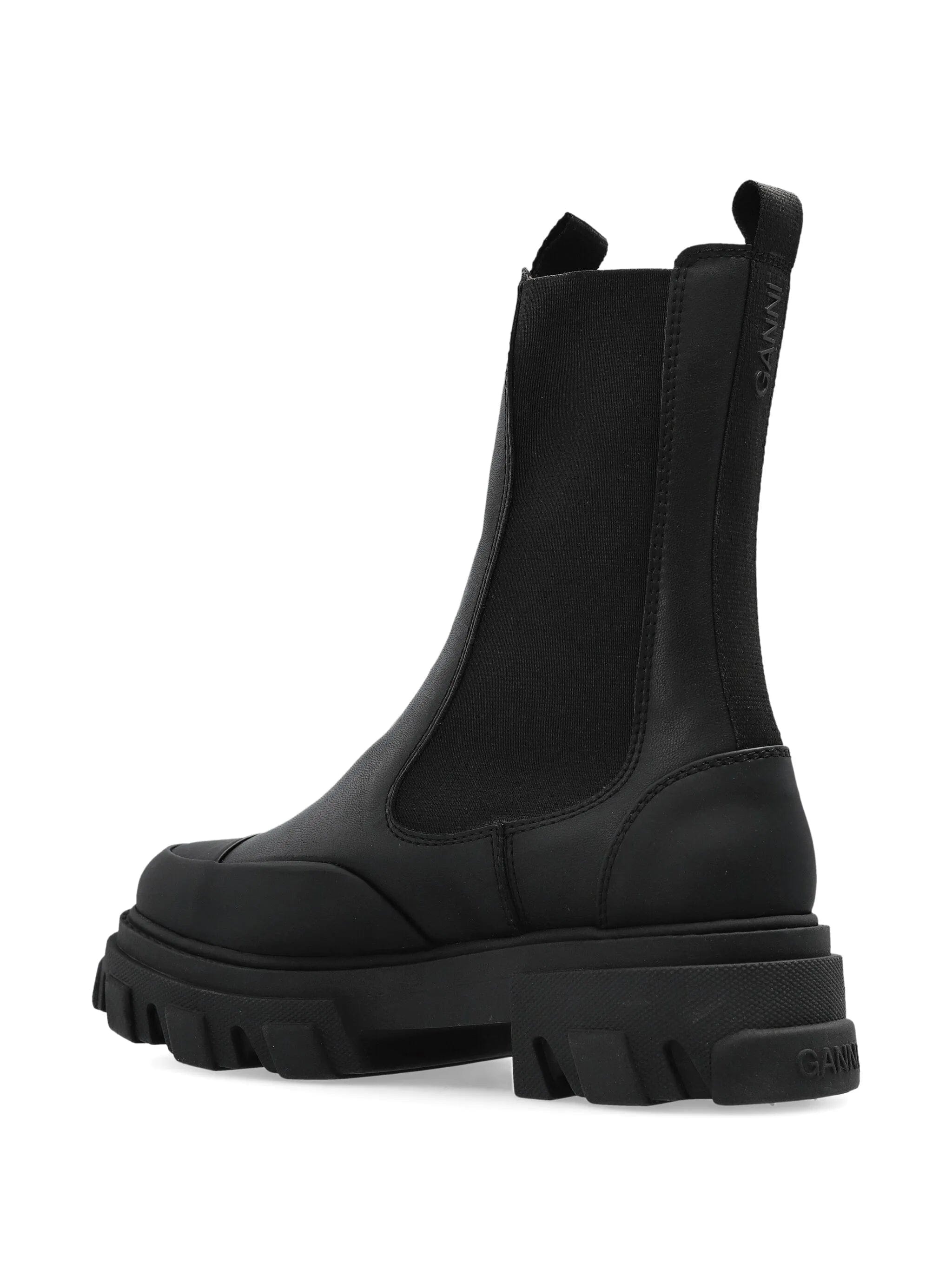 GANNI leather ankle boots