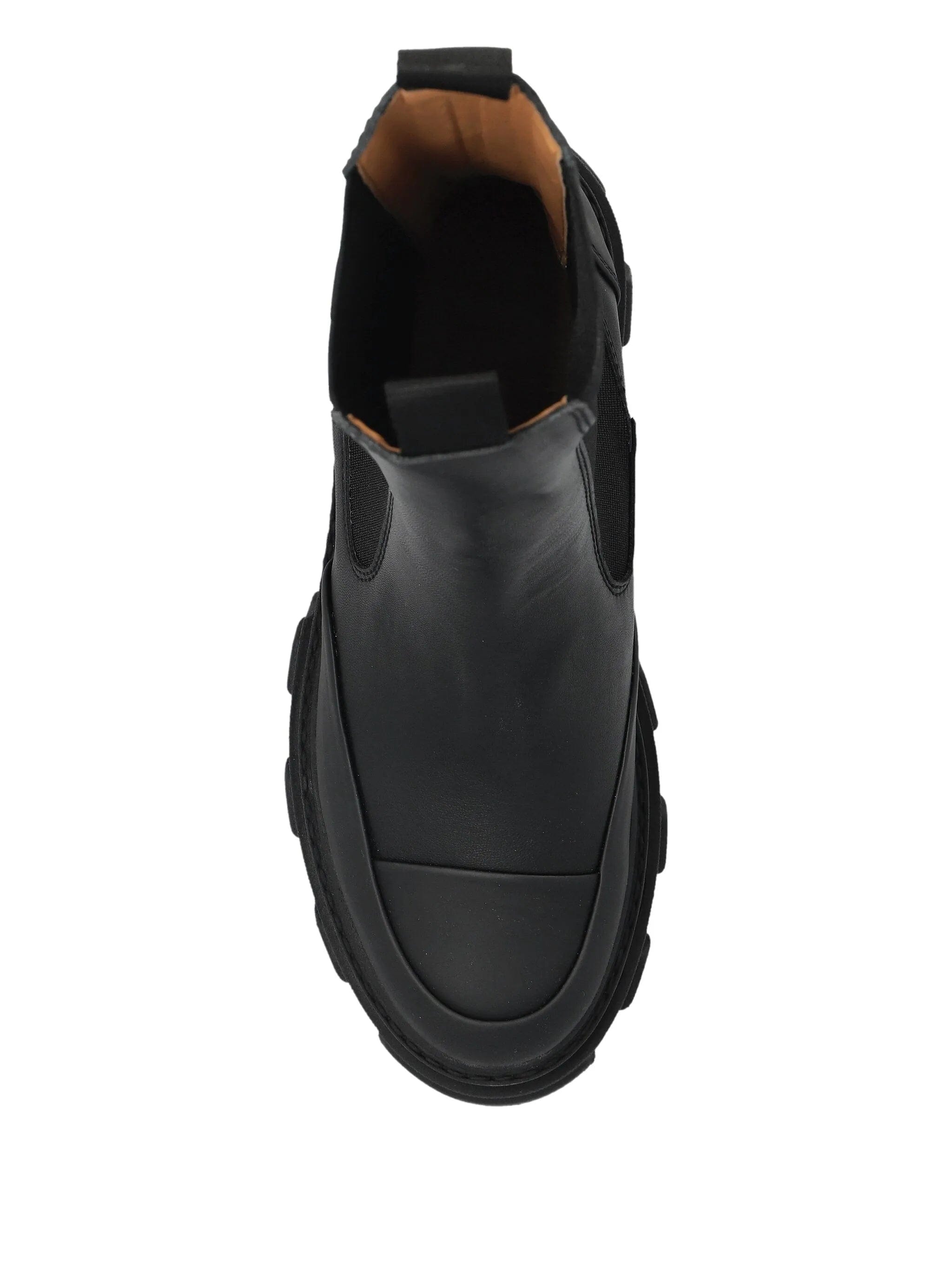GANNI leather ankle boots