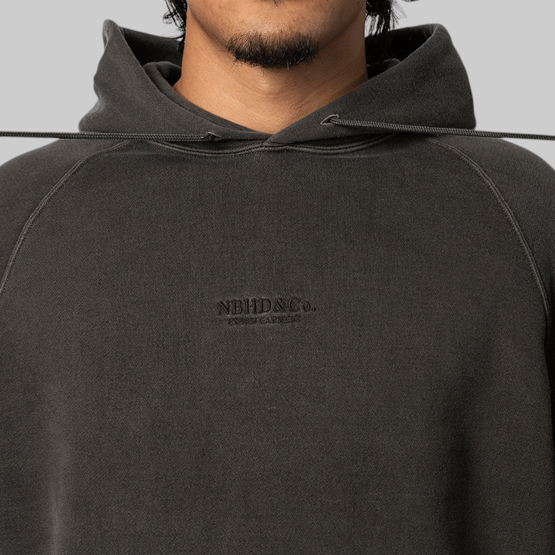 Neighborhood Pigment Dyed Sweat Hoodie - Black