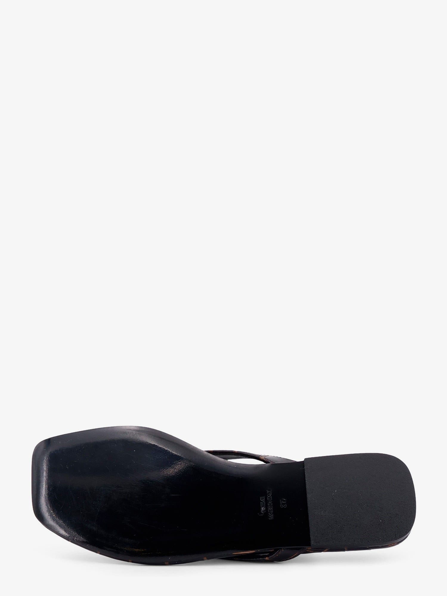 Toteme Croco - embossed leather sandals