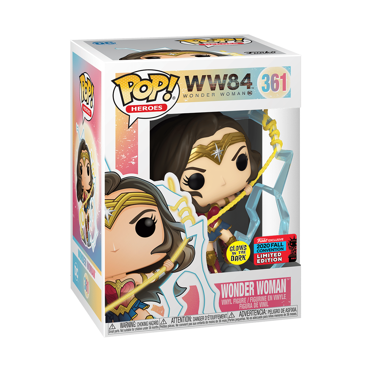Funko DC WW84 - Wonder Woman Glows in the Dark 2020 New York Comic Con Exclusive Pop! Vinyl #361
