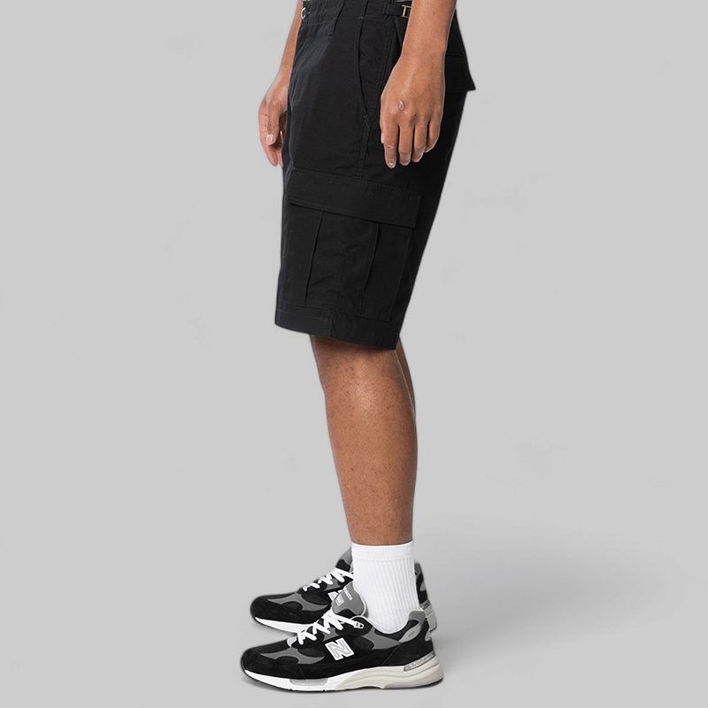 Carhartt WIP Aviation Short - Black Rinsed