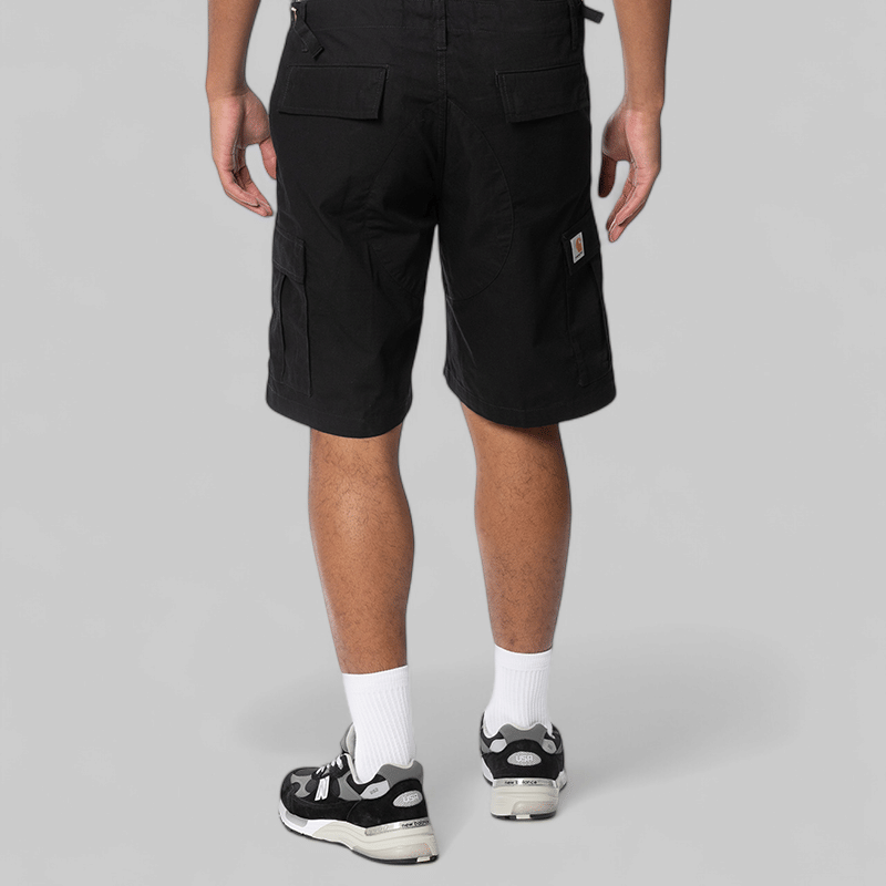 Carhartt WIP Aviation Short - Black Rinsed