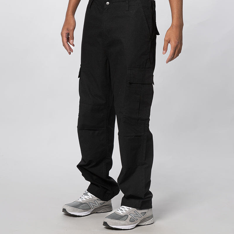 Carhartt WIP Regular Cargo Pant - Black Rinsed