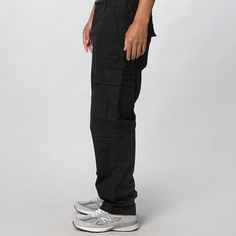 Carhartt WIP Regular Cargo Pant - Black Rinsed