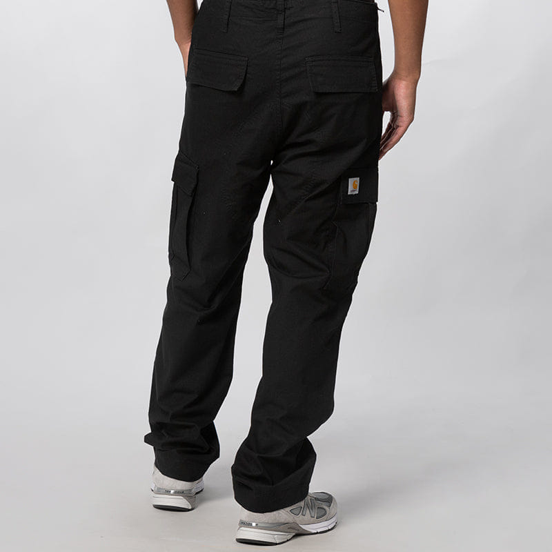 Carhartt WIP Regular Cargo Pant - Black Rinsed