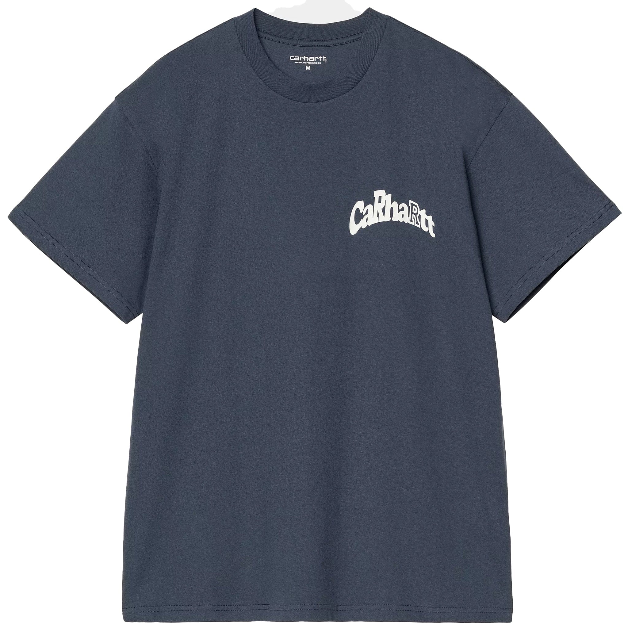 Carhartt WIP Logo T-Shirt (Dusky Blue)