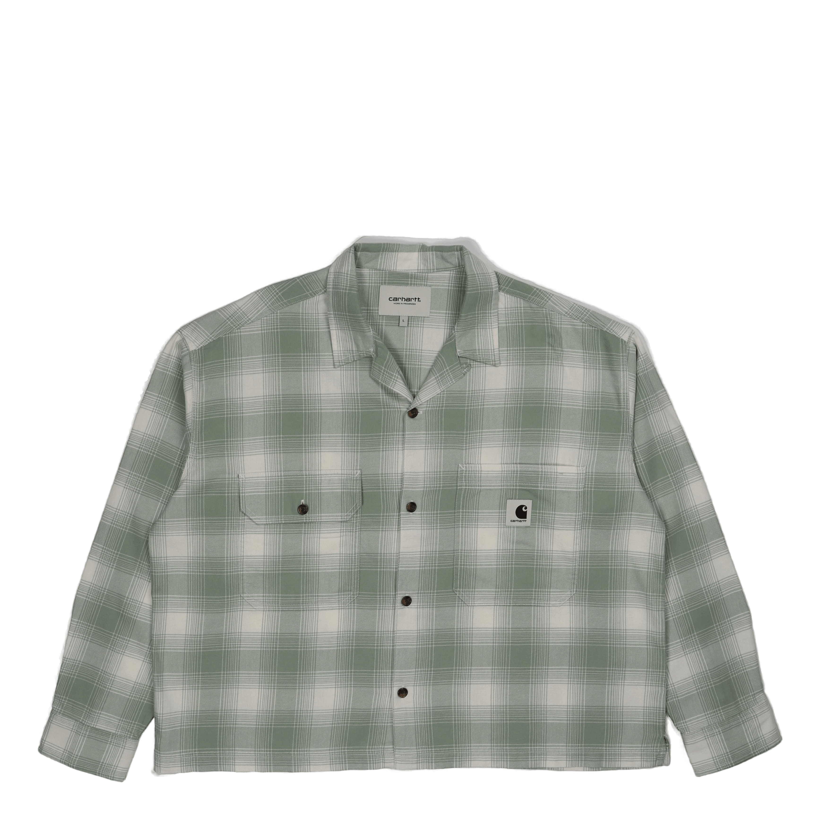 Carhartt WIP W' L/s Deaver Shirt Deaver Check, Misty Sage