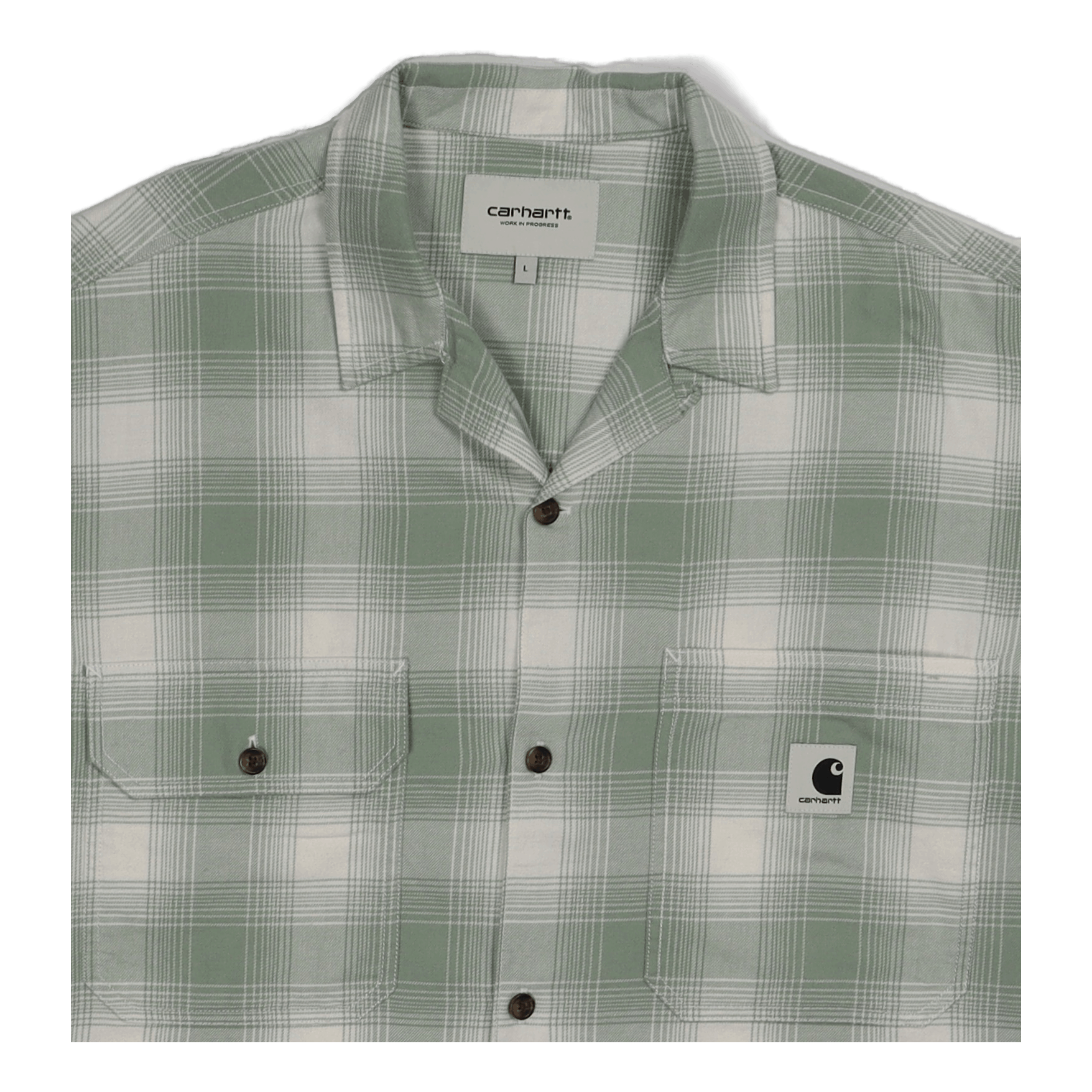 Carhartt WIP W' L/s Deaver Shirt Deaver Check, Misty Sage