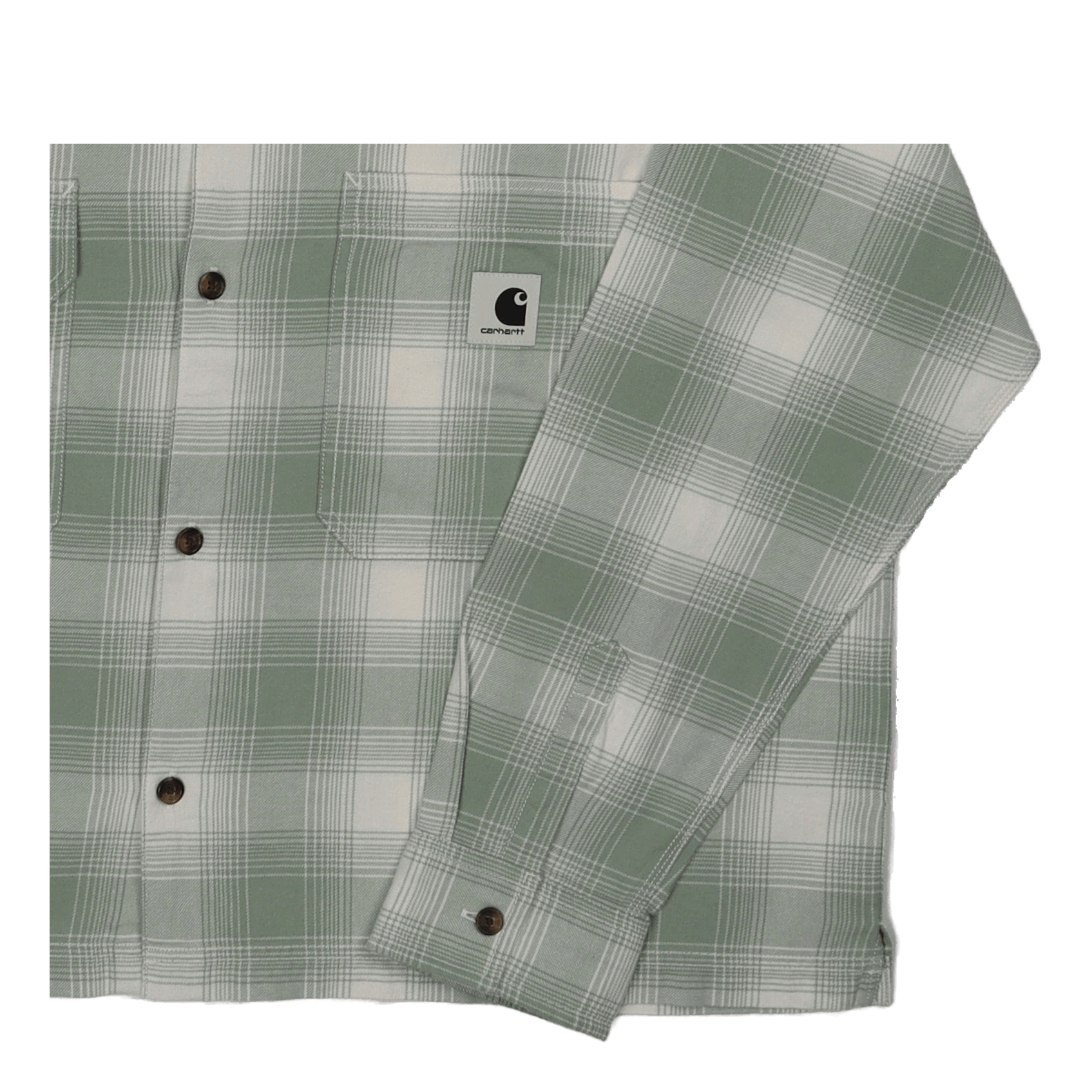 Carhartt WIP W' L/s Deaver Shirt Deaver Check, Misty Sage