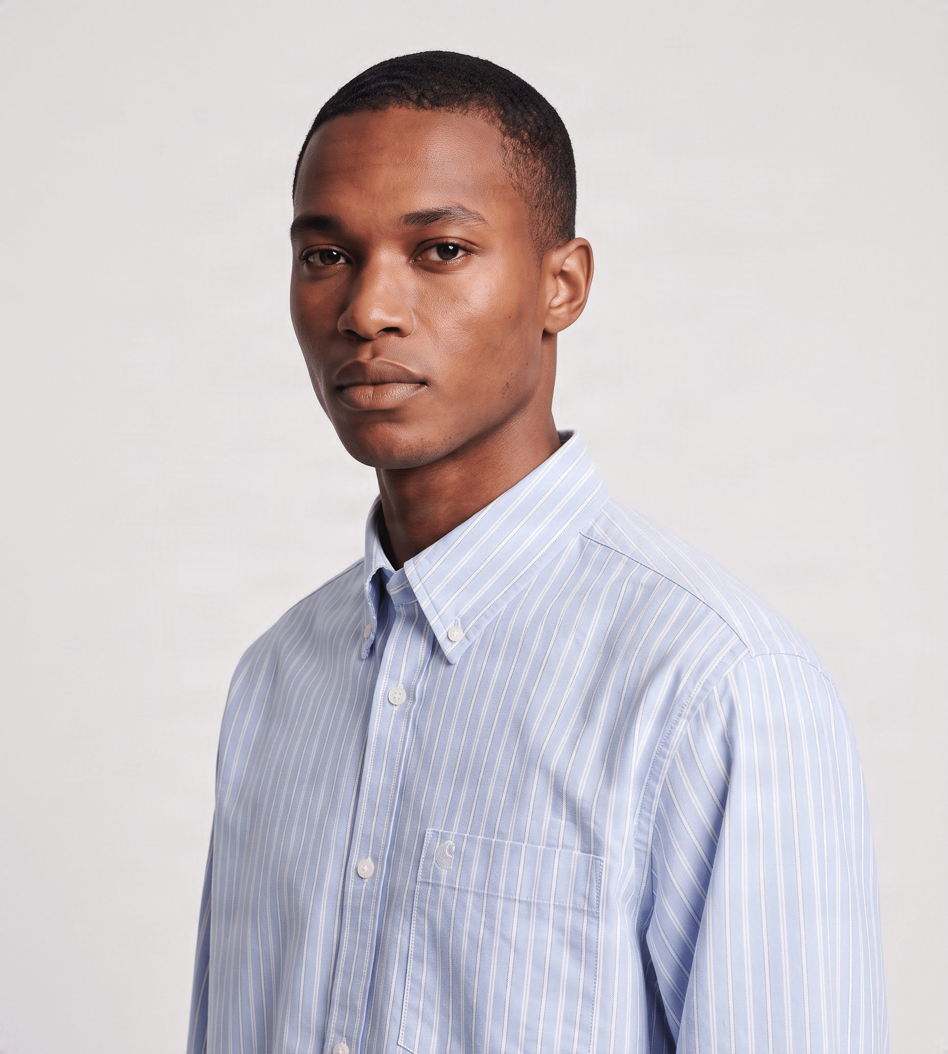 Carhartt WIP Long Sleeve Kanan Shirt Kanan Stripe Bleach