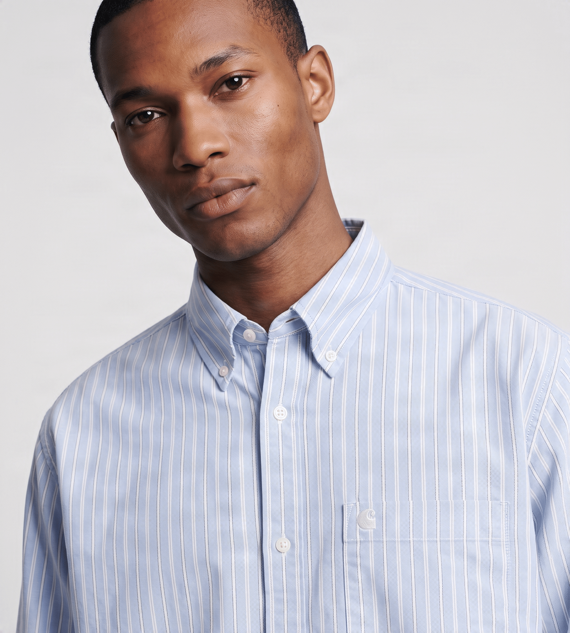 Carhartt WIP Long Sleeve Kanan Shirt Kanan Stripe Bleach