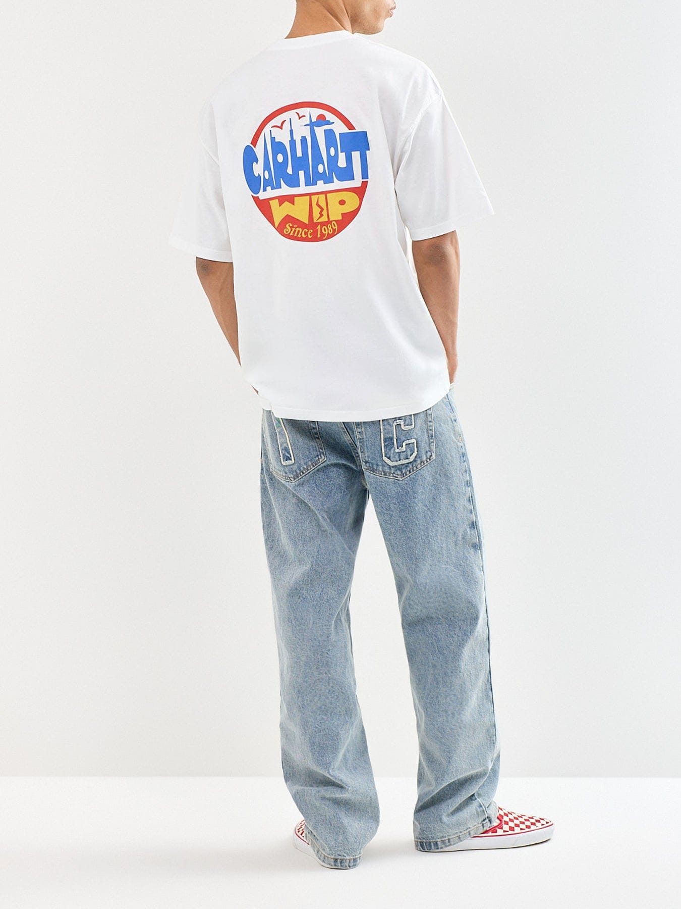 Carhartt WIP Luggage Label T - Shirt White