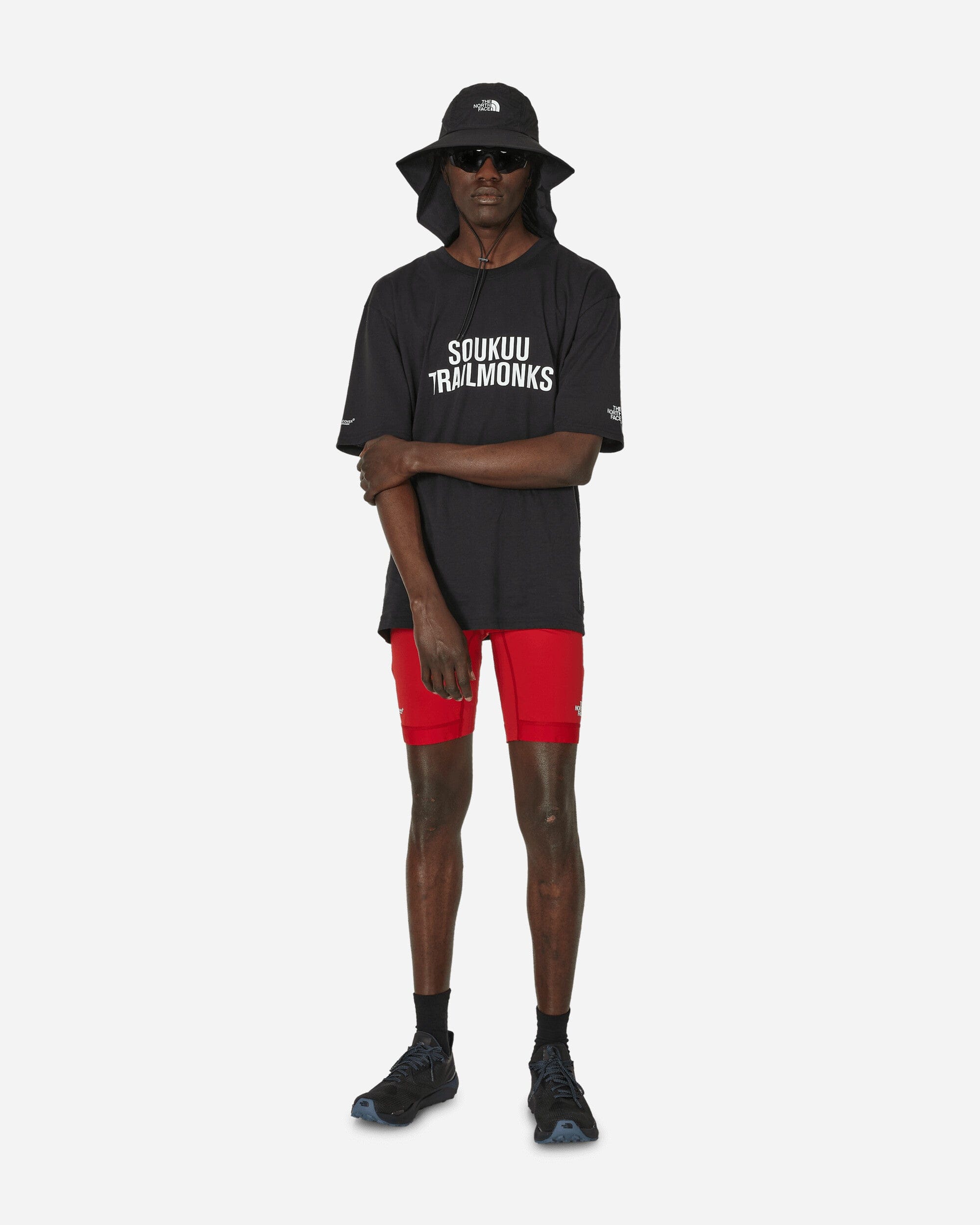 The North Face UNDERCOVER Soukuu Trail Run Utility Shorts Tights Chili Pepper Red