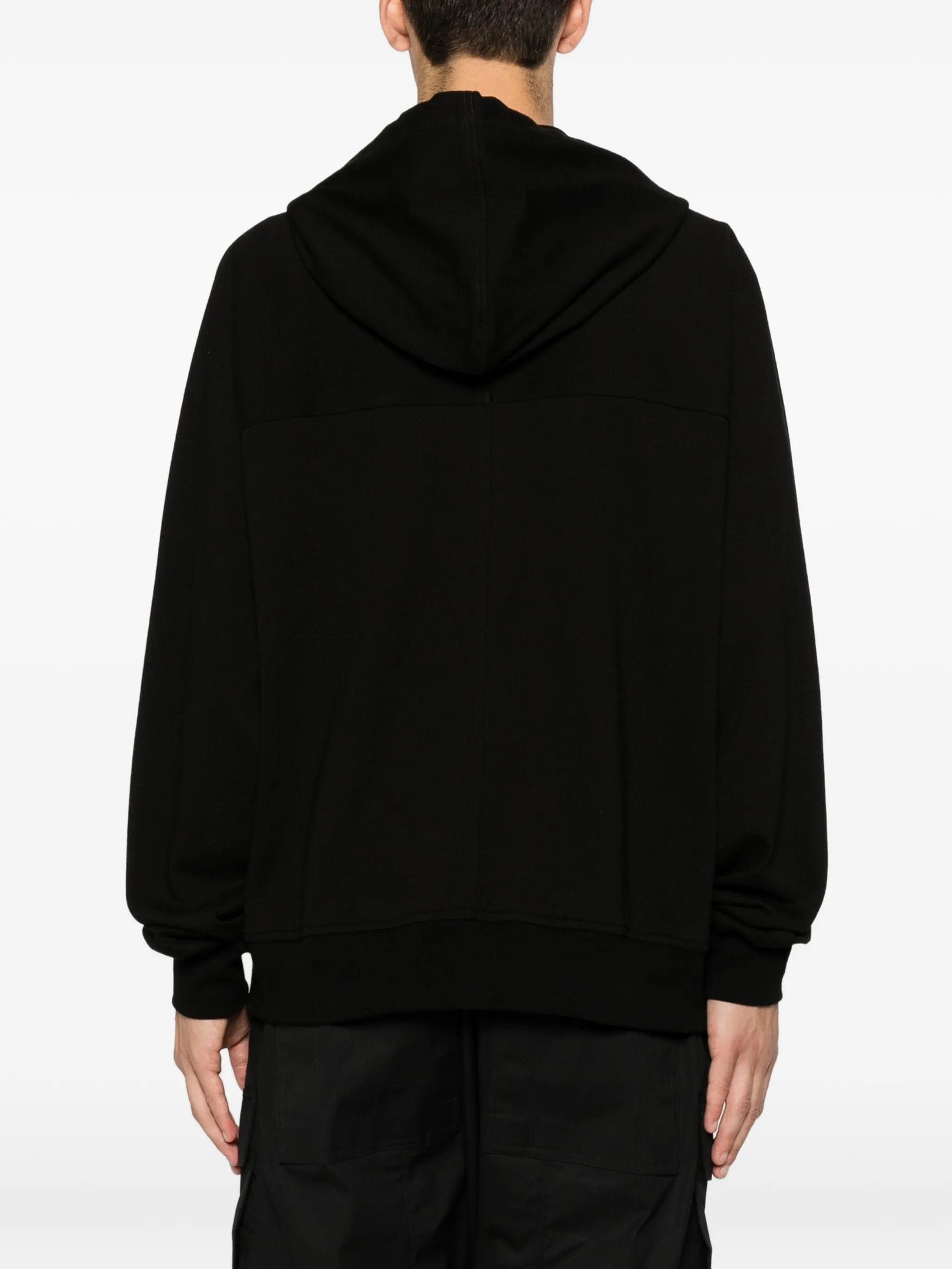 Rick Owens zip - up drawstring hoodie
