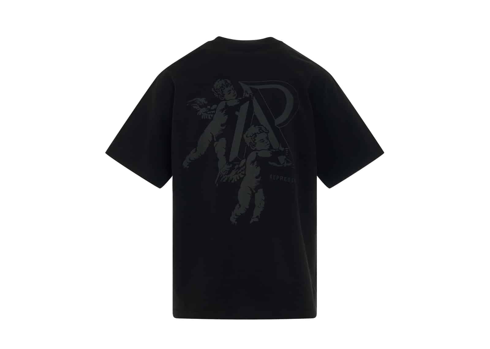 Represent Cherub Initial T-Shirt Jet Black