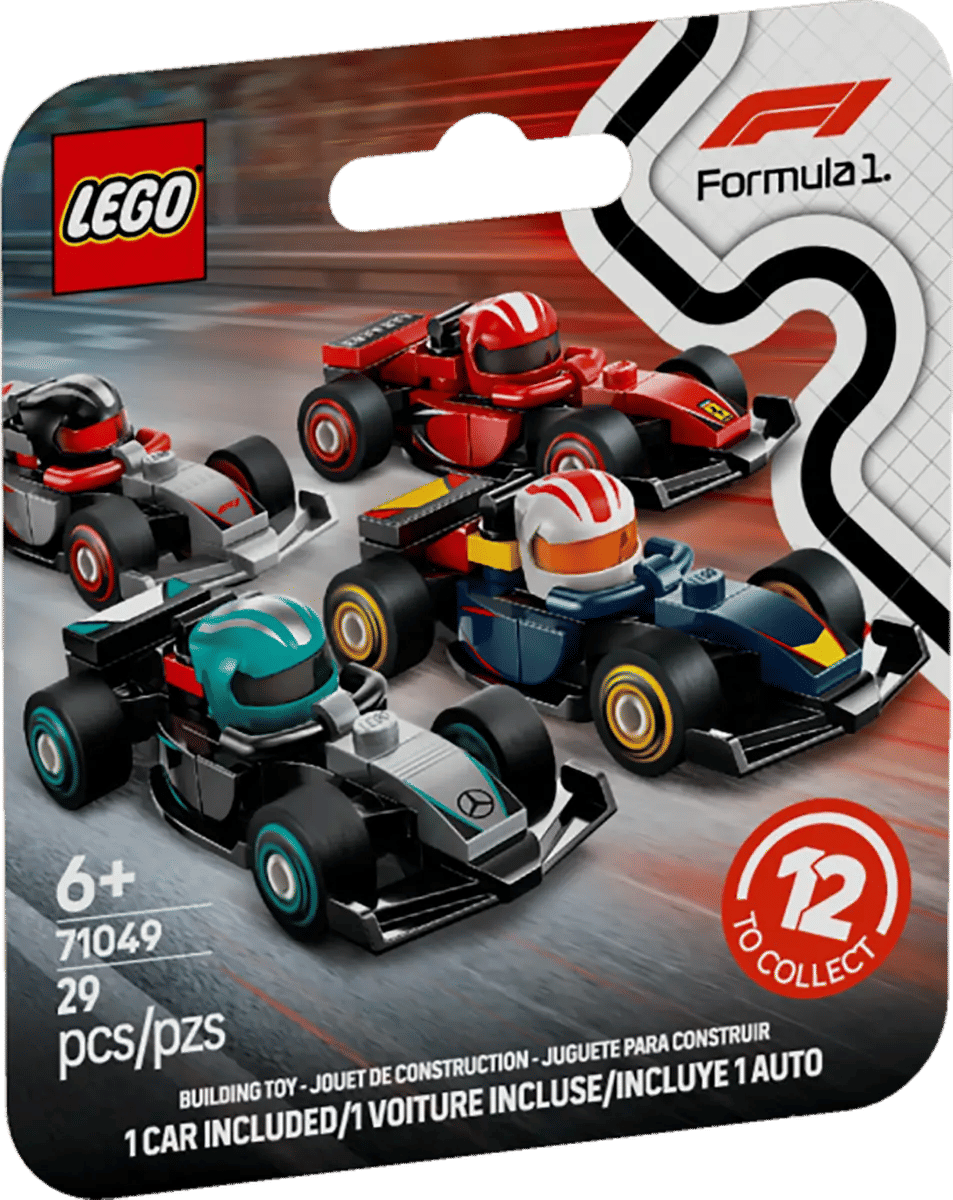 LEGO 71049 Minifigures Formula 1 Collectible Race Car Blind Box