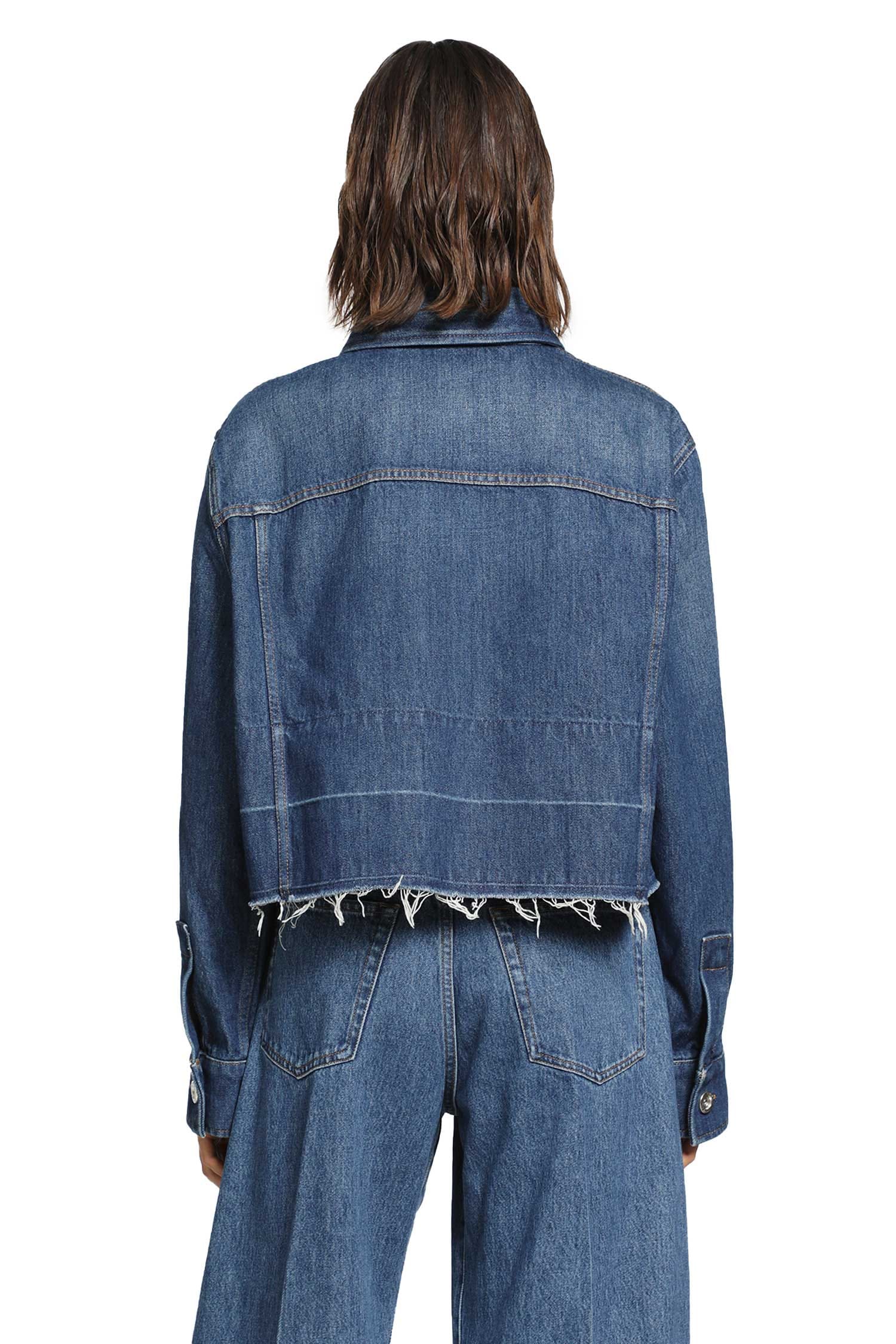 Givenchy Cropped Denim Shirt