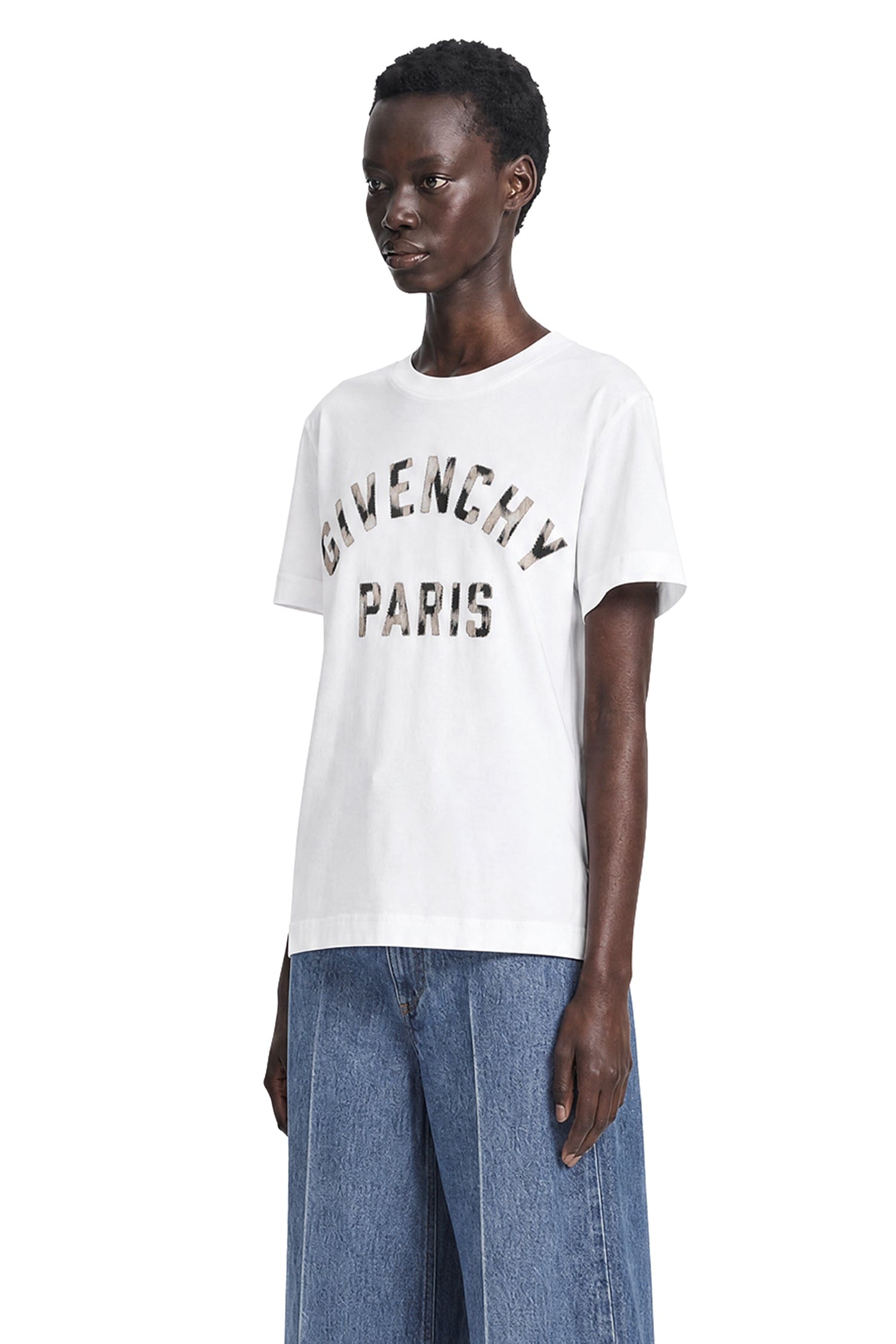 Givenchy Embroidered Logo Cotton T - shirt