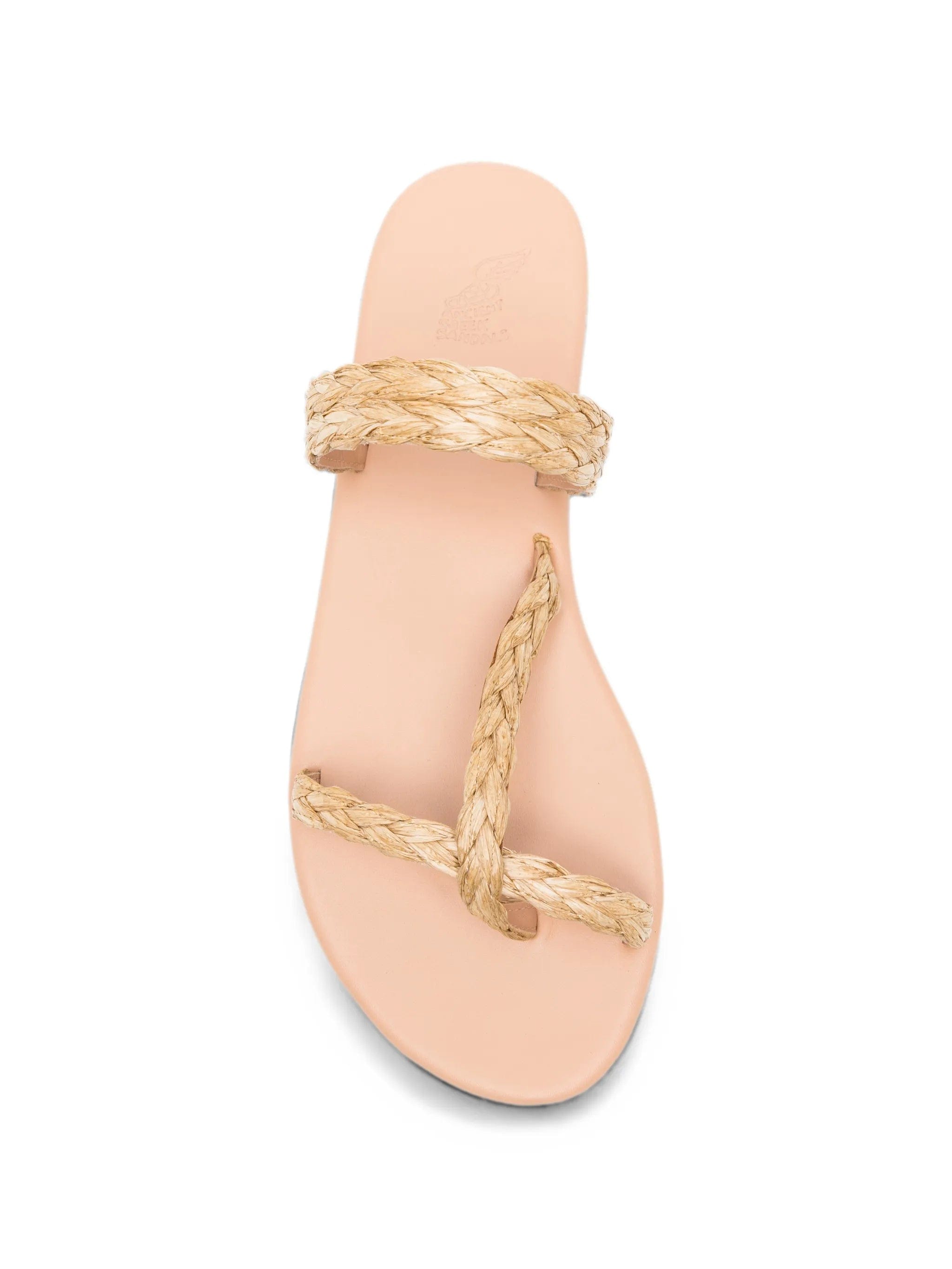 Ancient Greek Sandals Daphnae raffia sandals