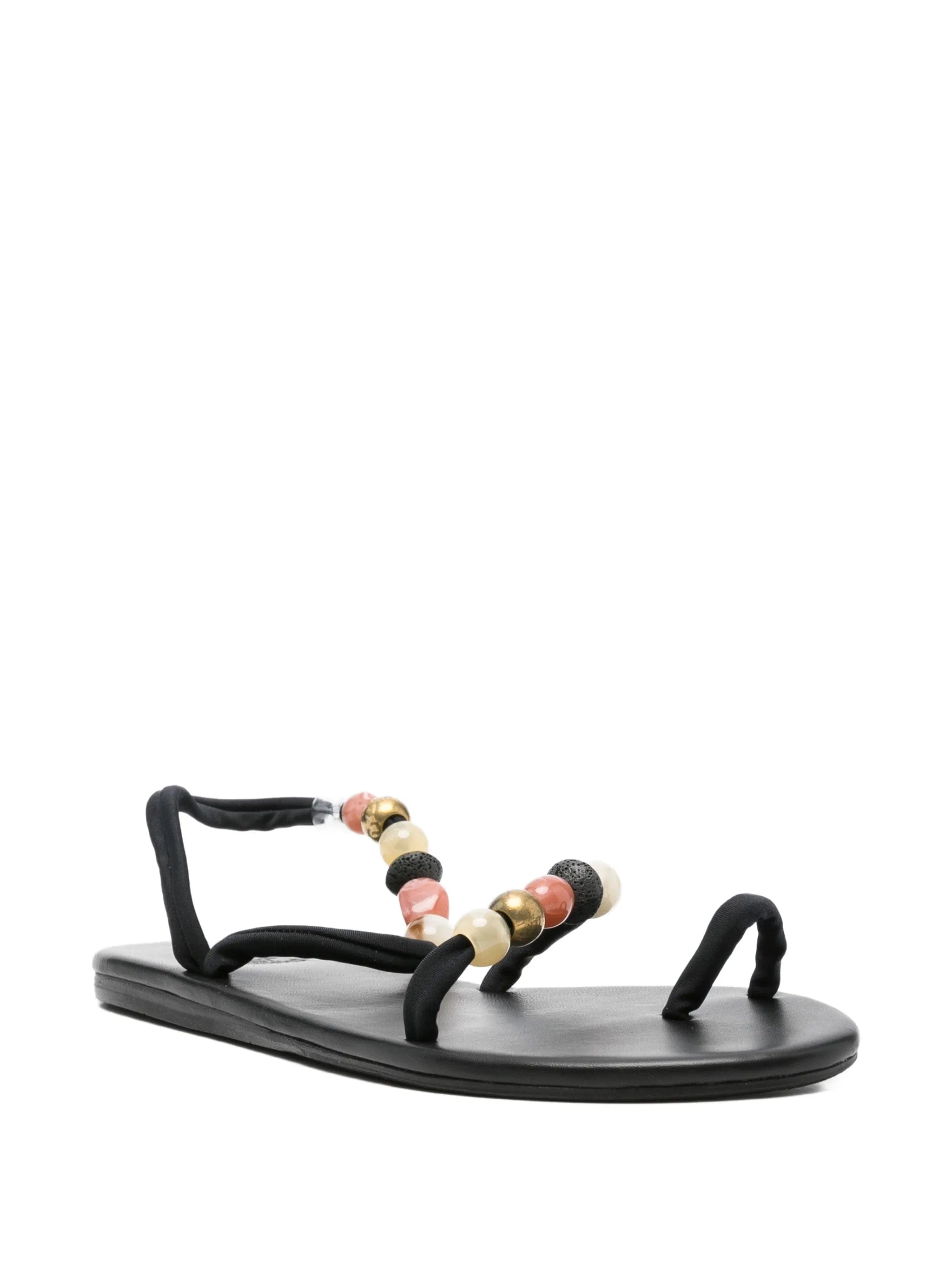 Ancient Greek Sandals Eleftheria bead - embellished sandals