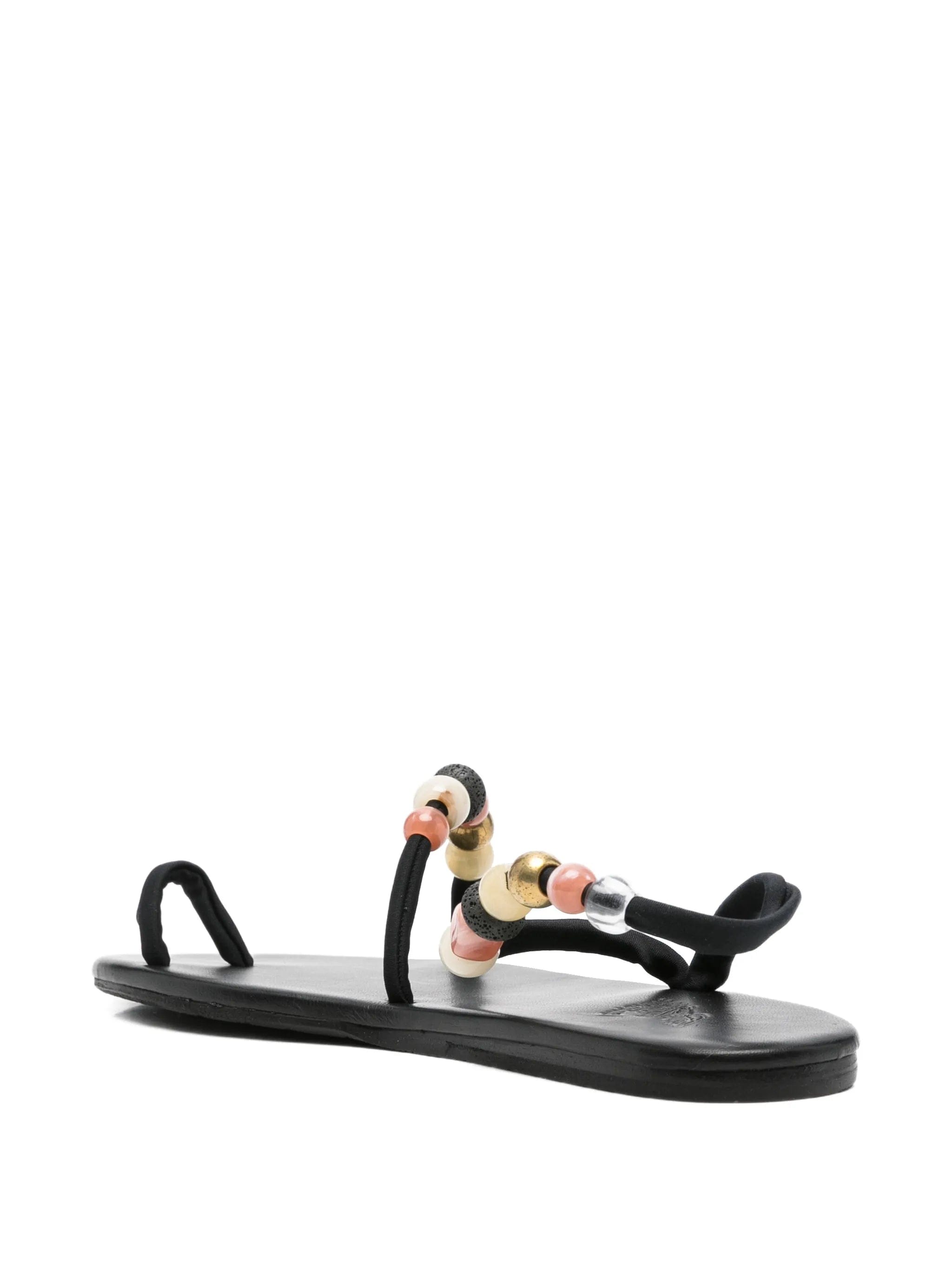 Ancient Greek Sandals Eleftheria bead - embellished sandals