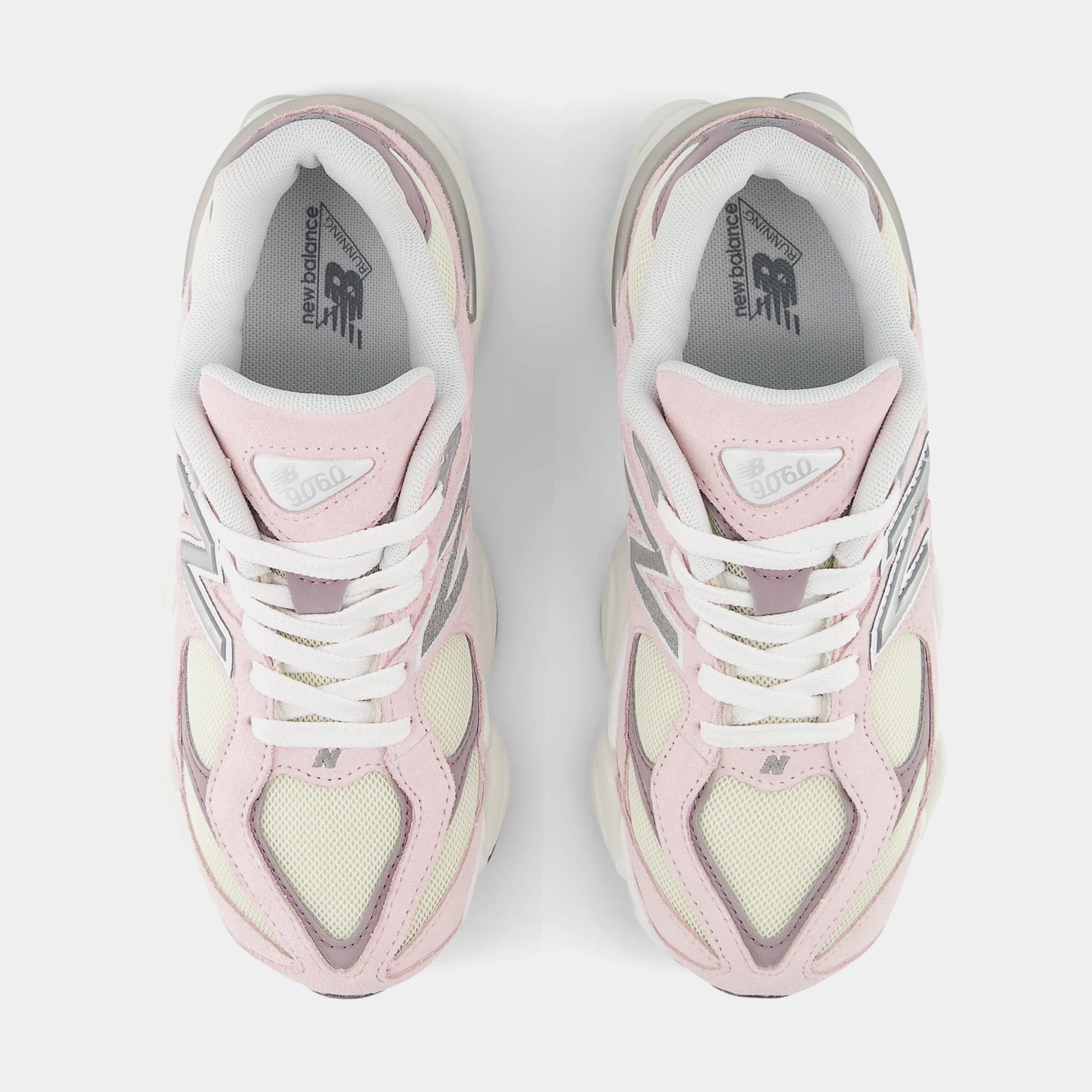 Newbalance 9060 Grade School Lifestyle Shoes (Pink/White)