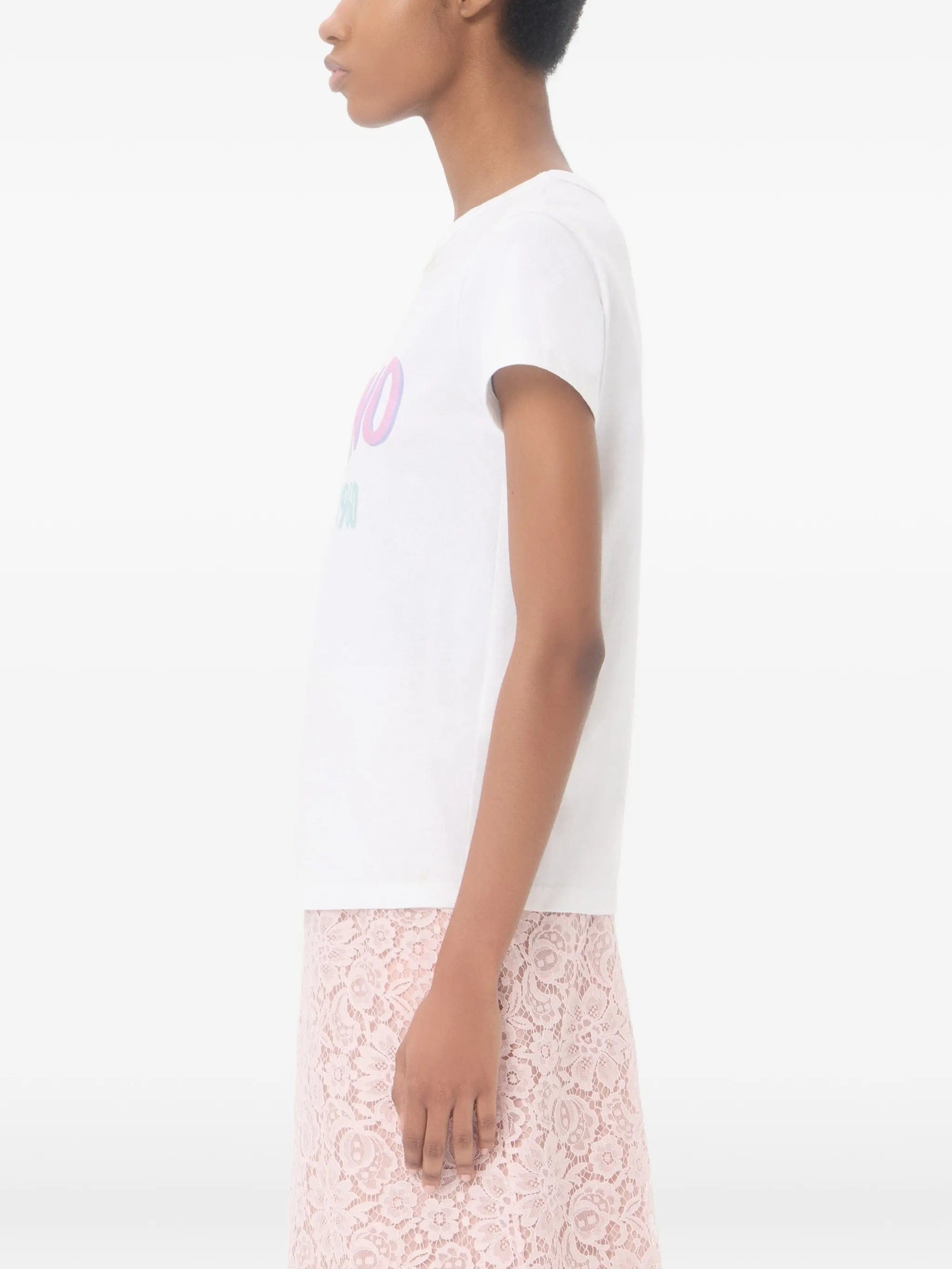 Valentino Garavani cotton jersey T - shirt with Chez 1960 print