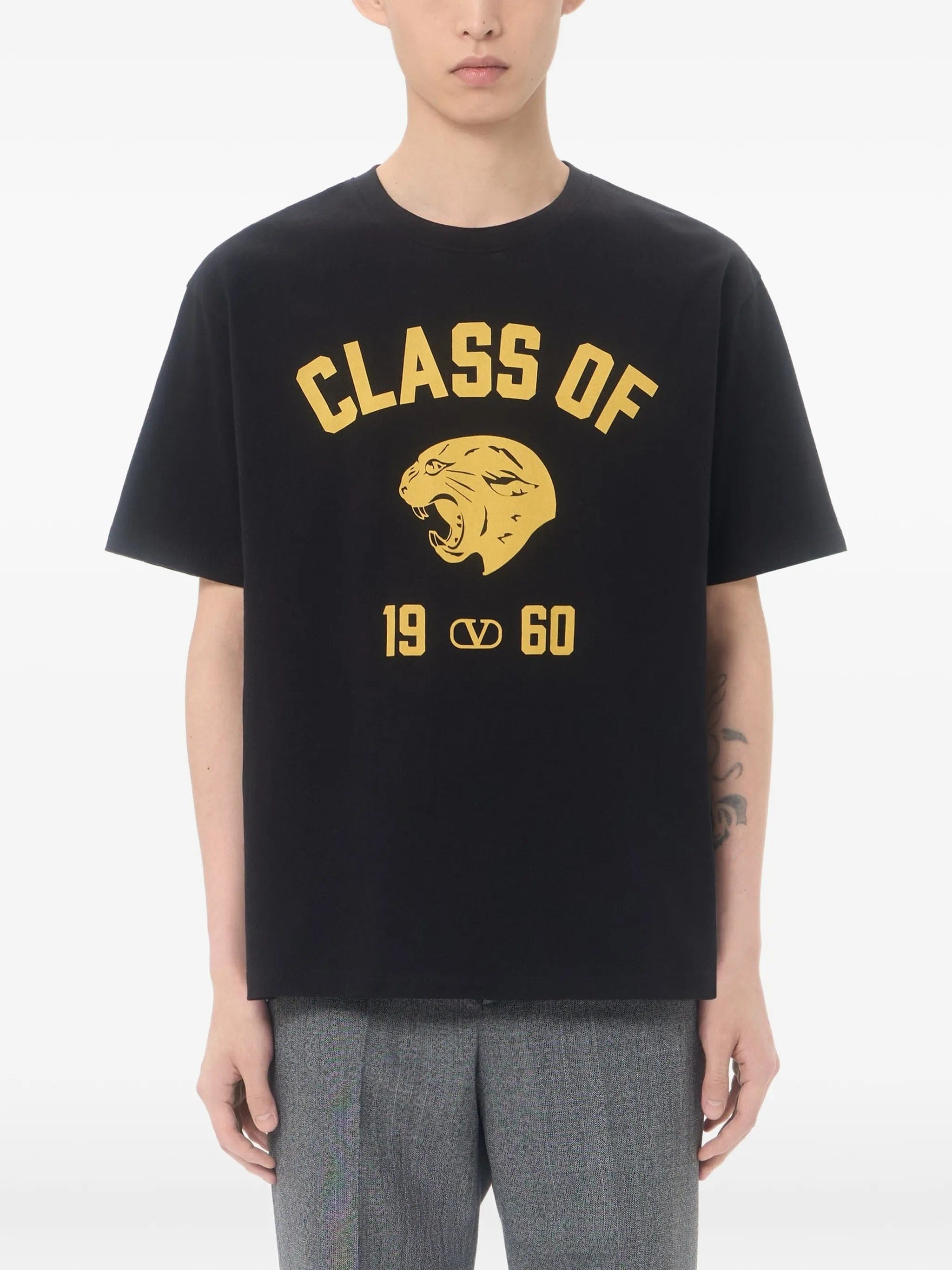 Valentino Garavani cotton T - Shirt with panther print