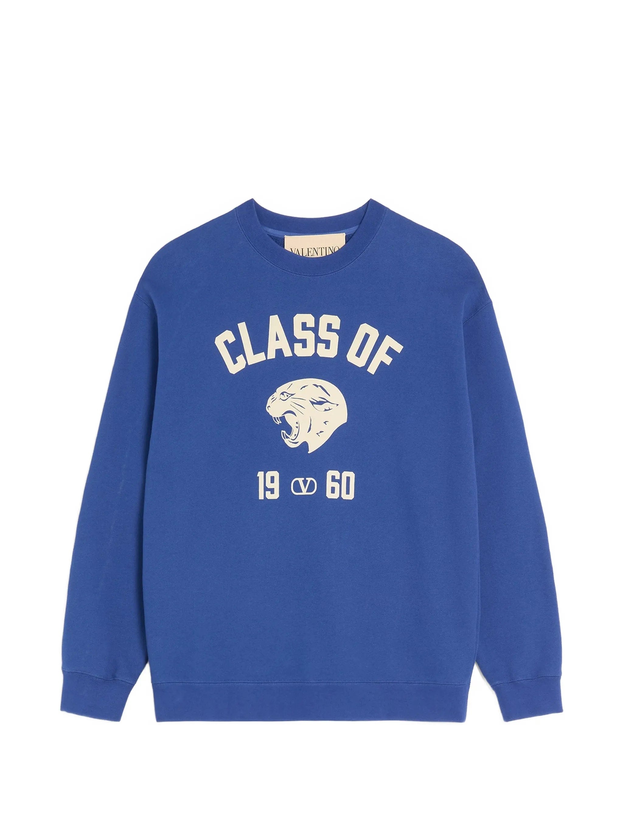Valentino Garavani panther - print cotton sweatshirt
