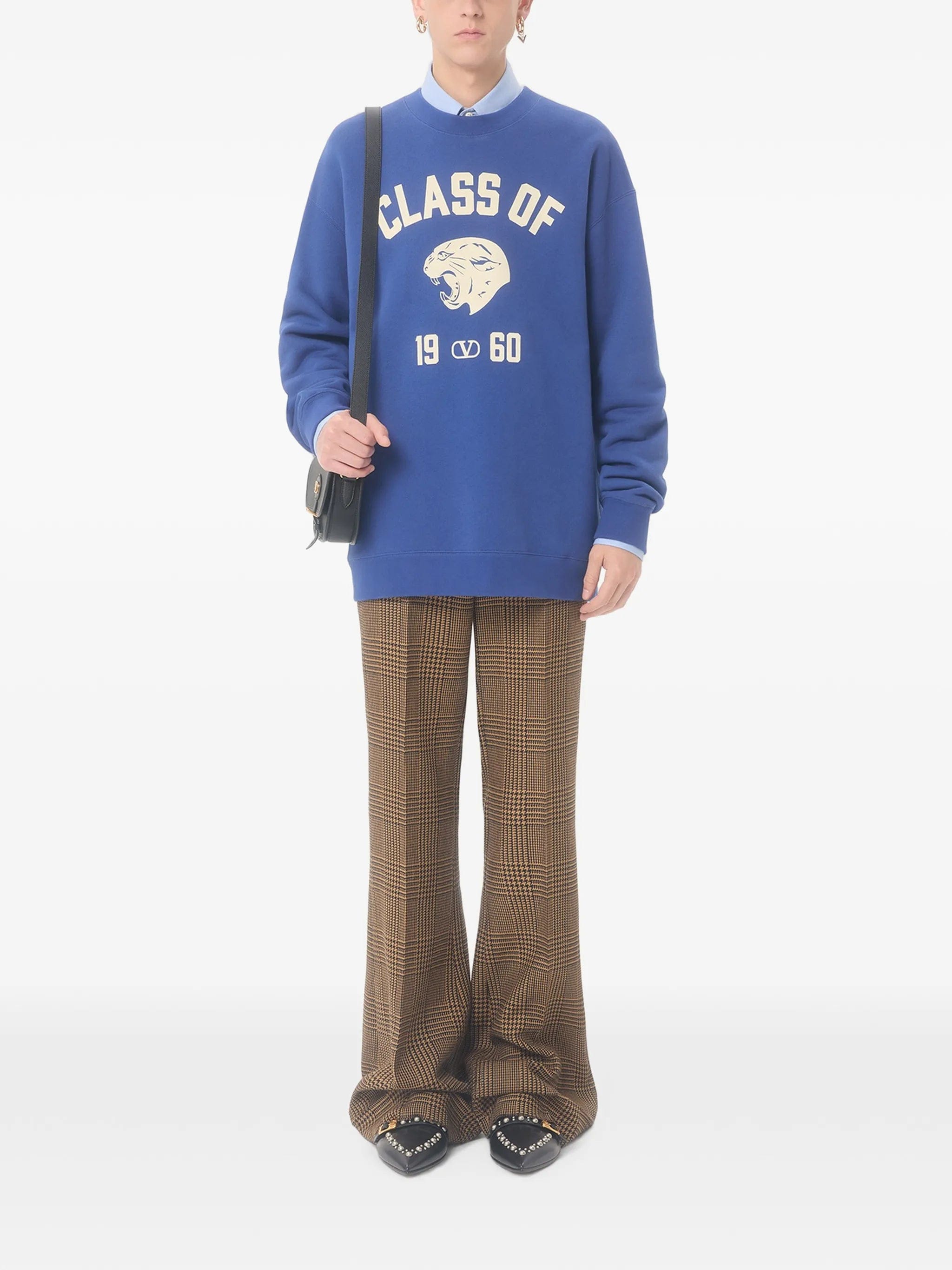 Valentino Garavani panther - print cotton sweatshirt