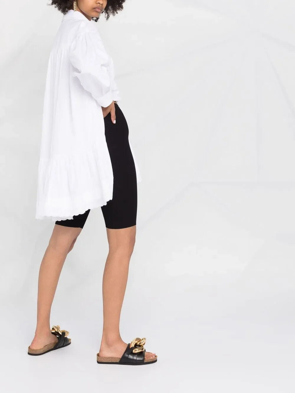 Valentino Garavani Logo - Embroidered Cycling Shorts