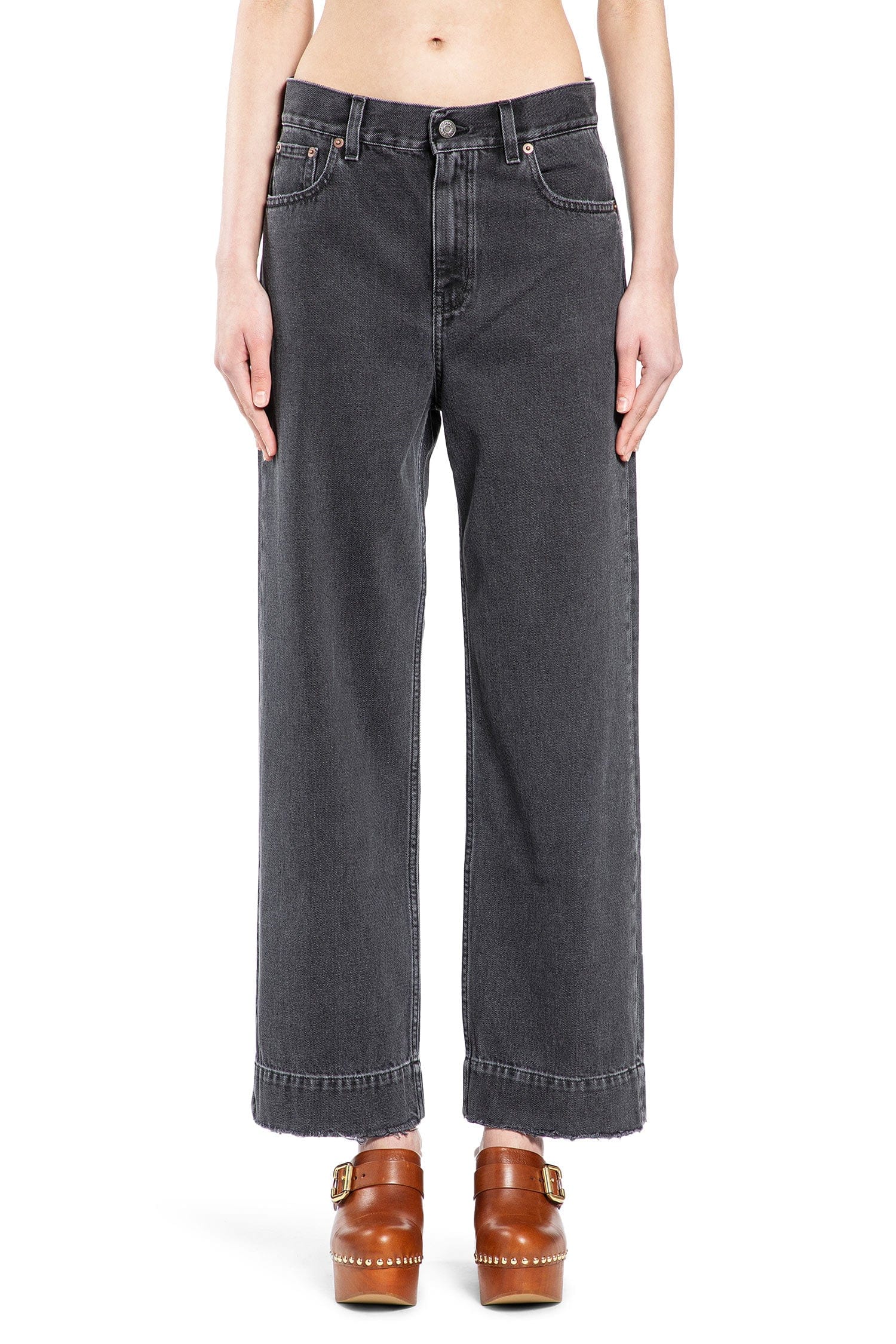 CHLOÉ High - Rise Cropped Jeans
