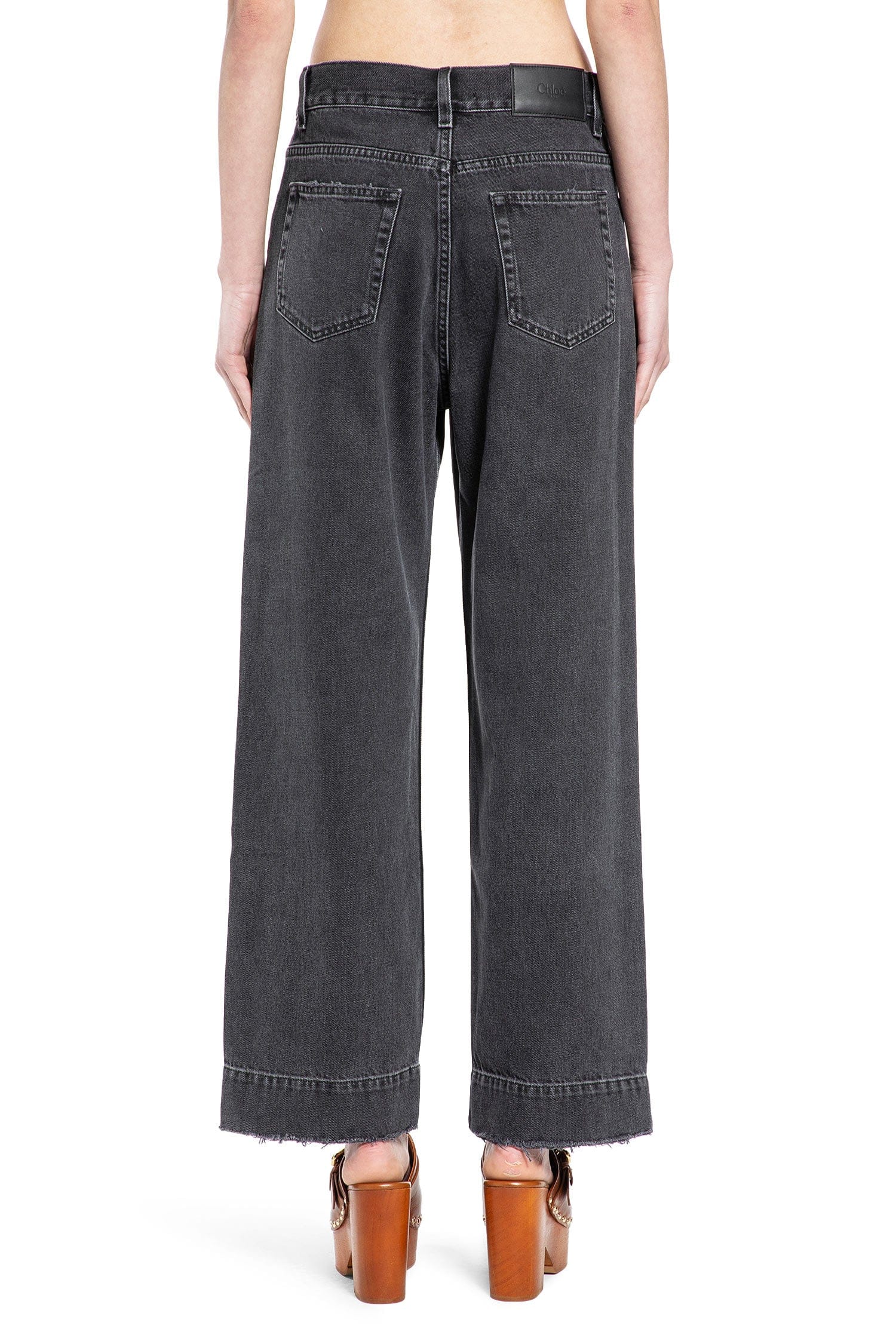 CHLOÉ High - Rise Cropped Jeans