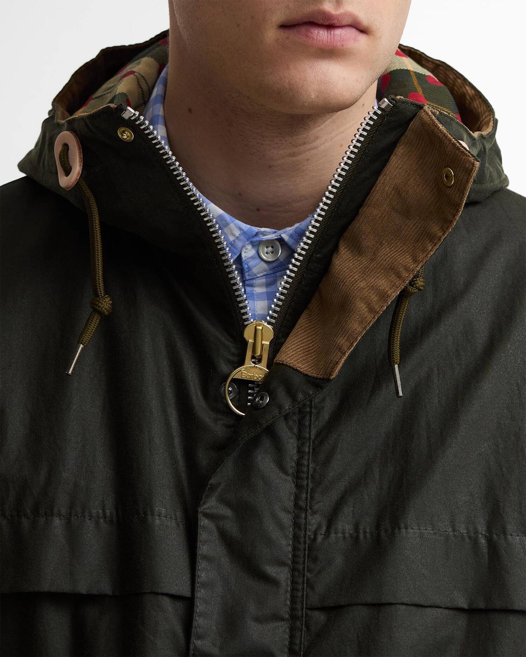Barbour Chaqueta impermeable Relaxed Barbour x Paul Smith Durham Wax para hombre