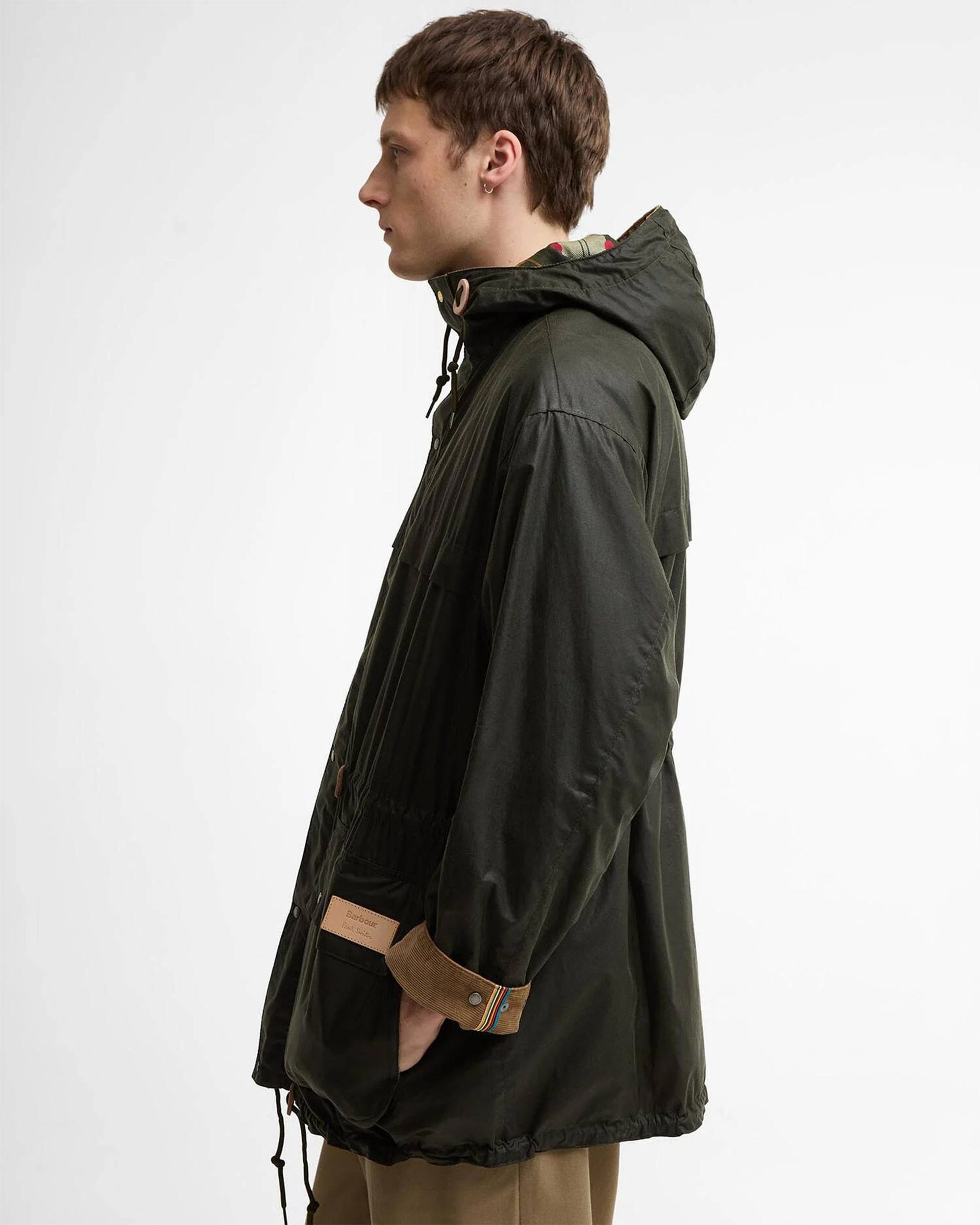 Barbour Chaqueta impermeable Relaxed Barbour x Paul Smith Durham Wax para hombre