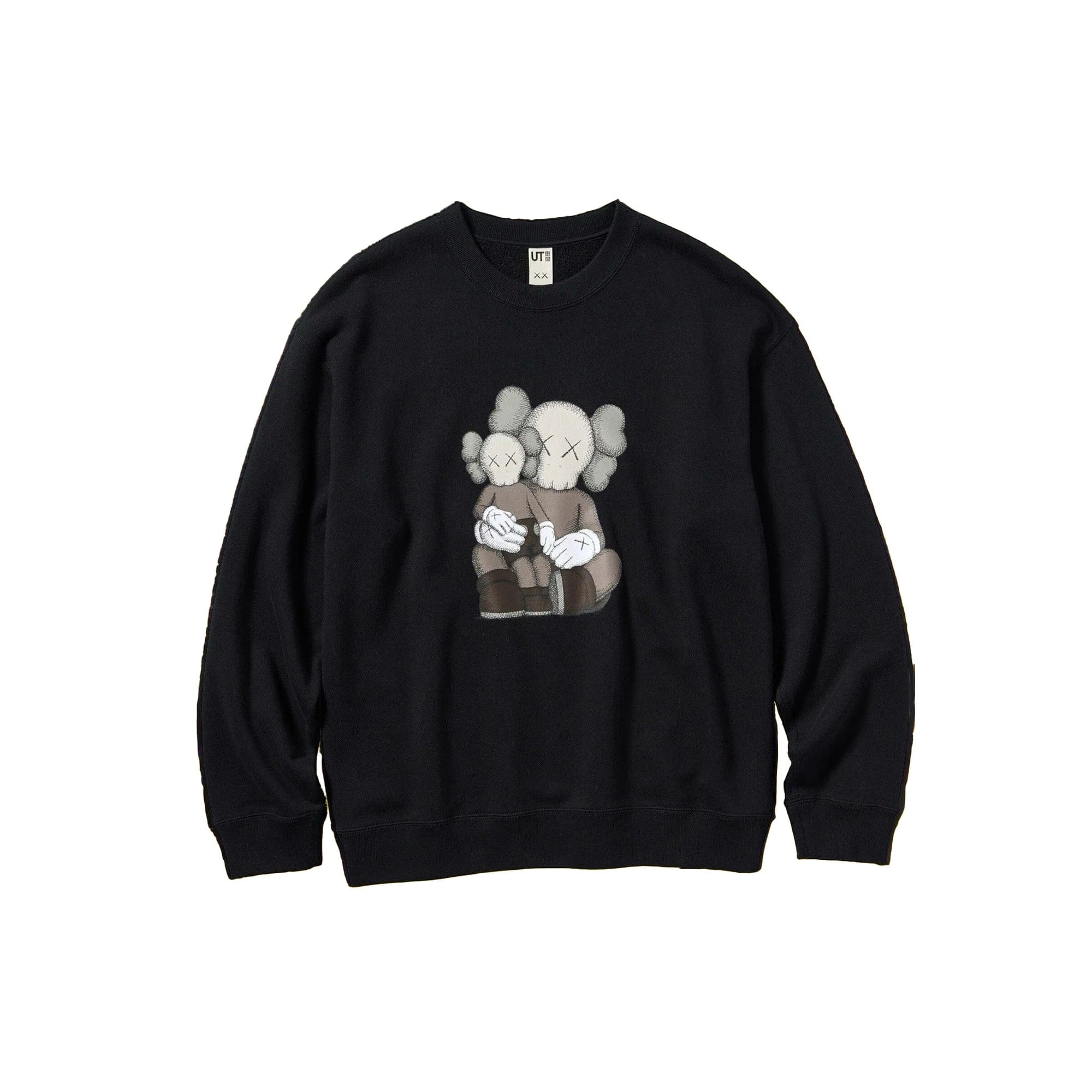 KAWS x Uniqlo Long Sleeve Sweatshirt (US Sizing) Black