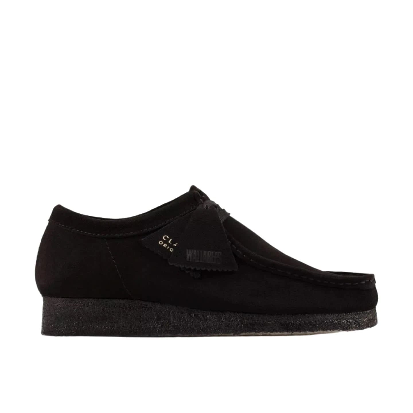 Clarks Originals W's Wallabee Black Suede
