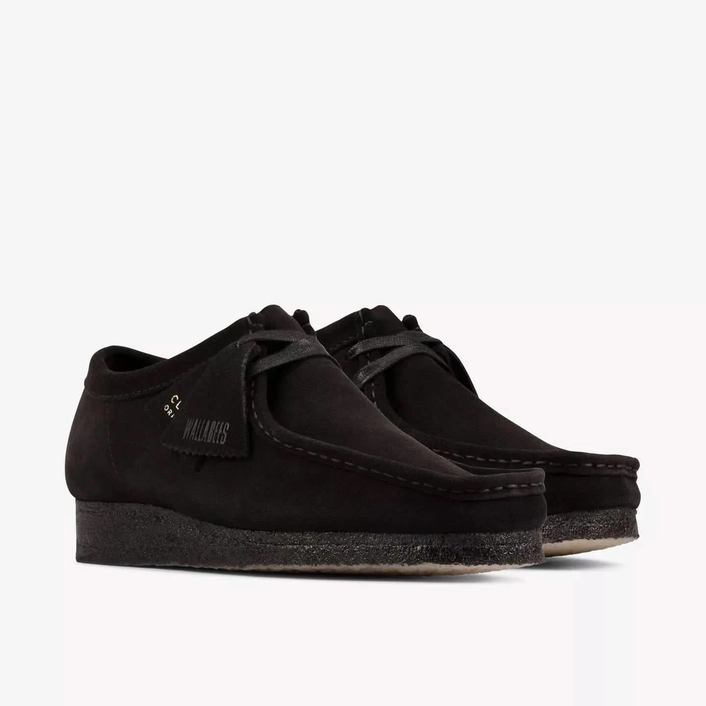 Clarks Originals W's Wallabee Black Suede