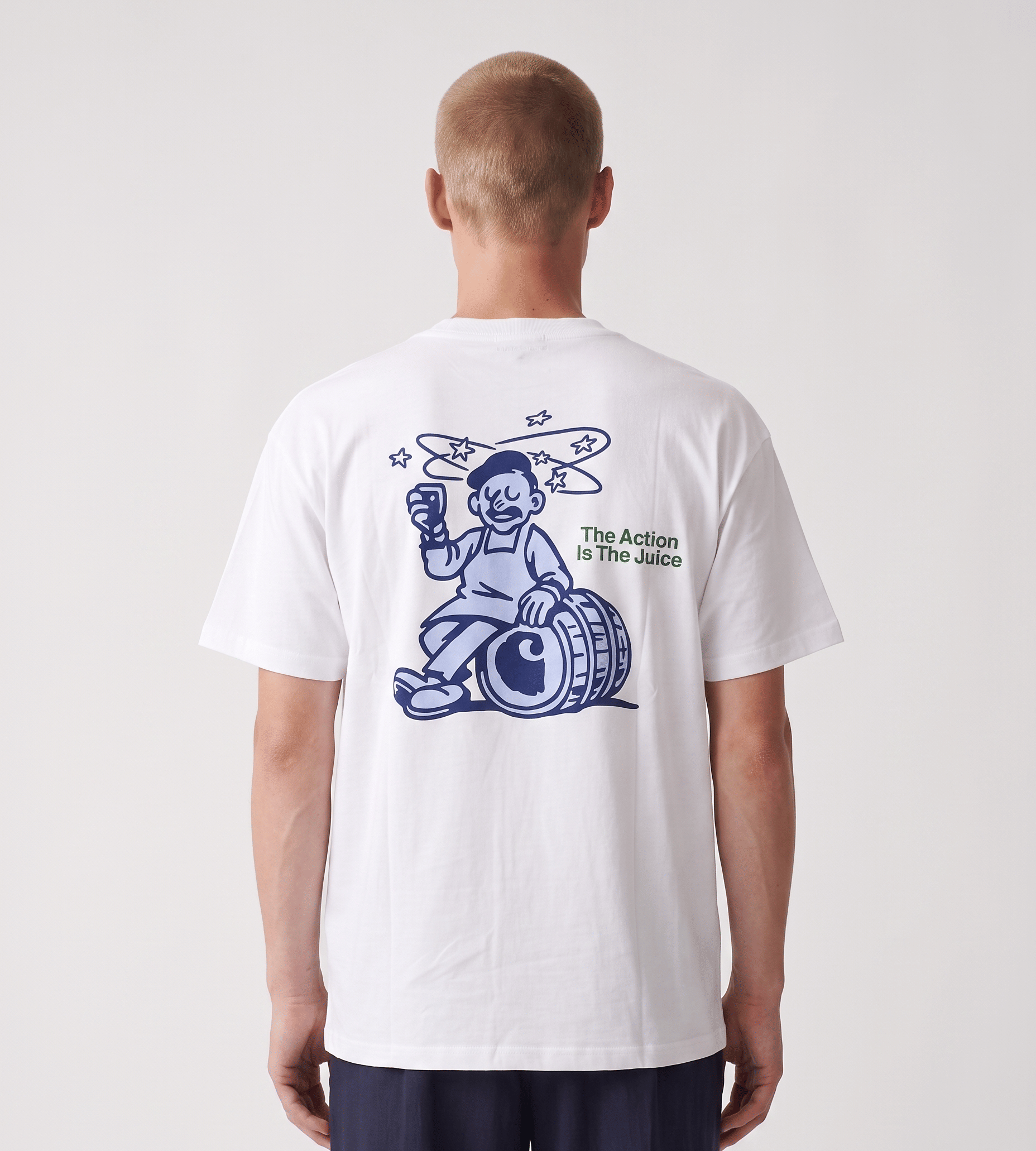 Carhartt WIP Grape Picker T - shirt White