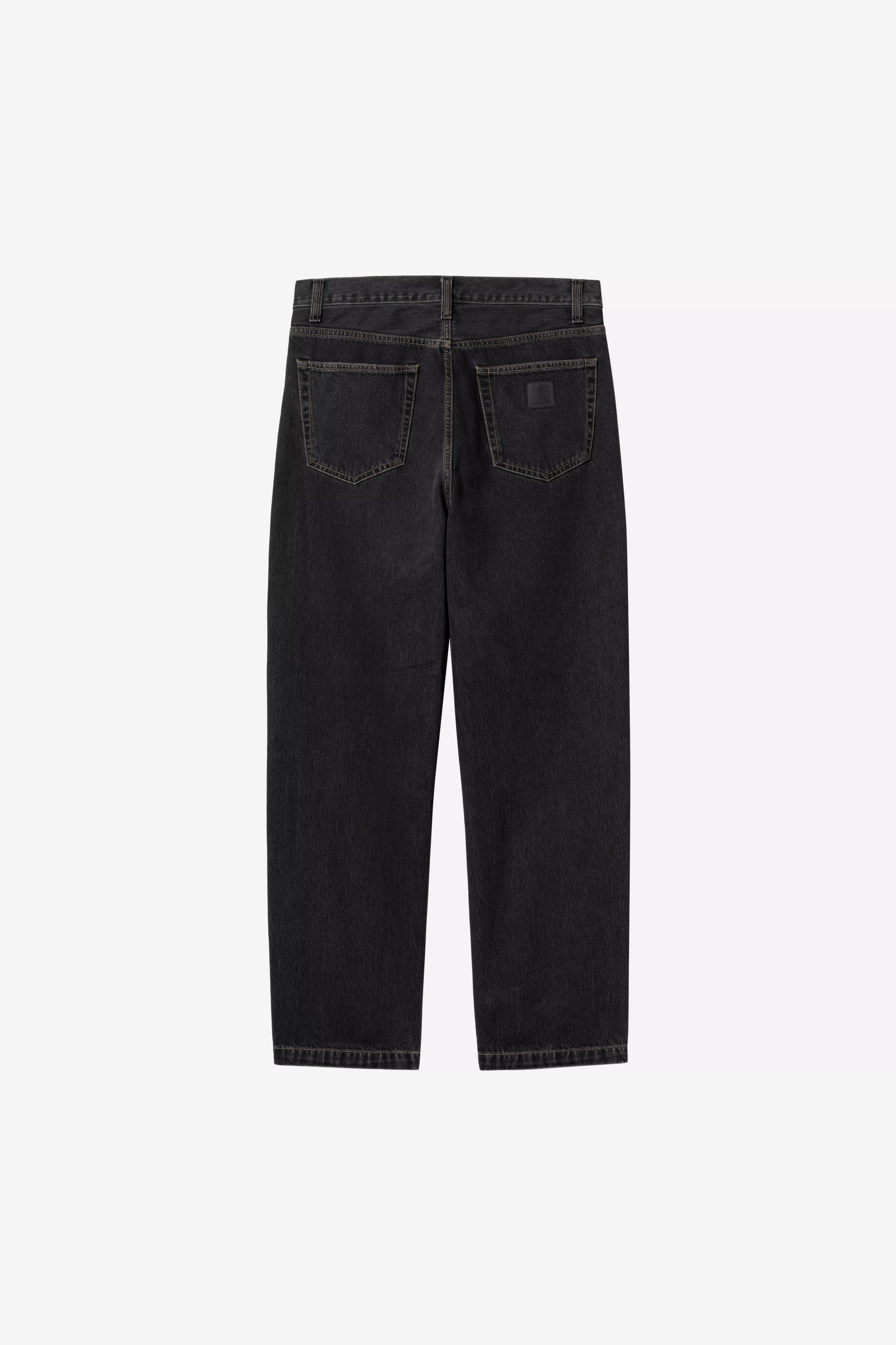 Carhartt WIP Aaron Pant - Black (Stone Washed)