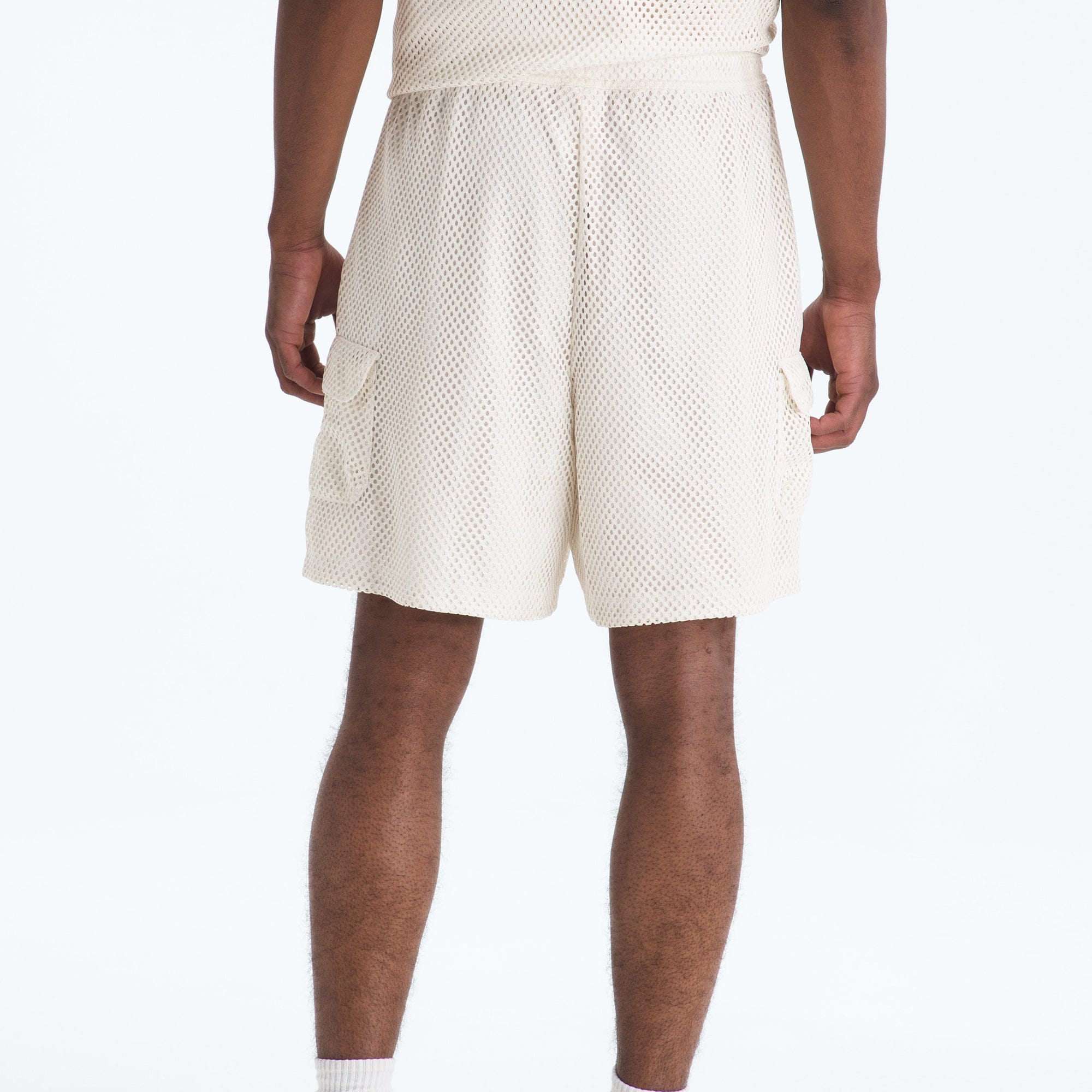 The North Face Mens Red Box Mesh Utility Short