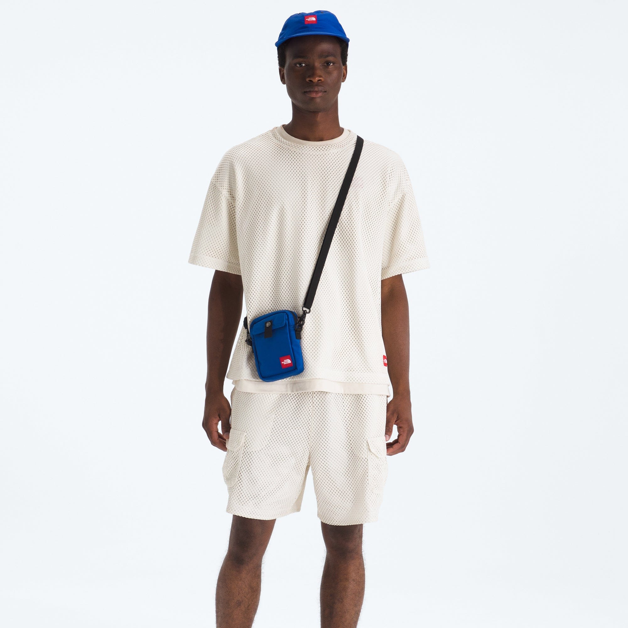 The North Face Mens Red Box Mesh Utility Short